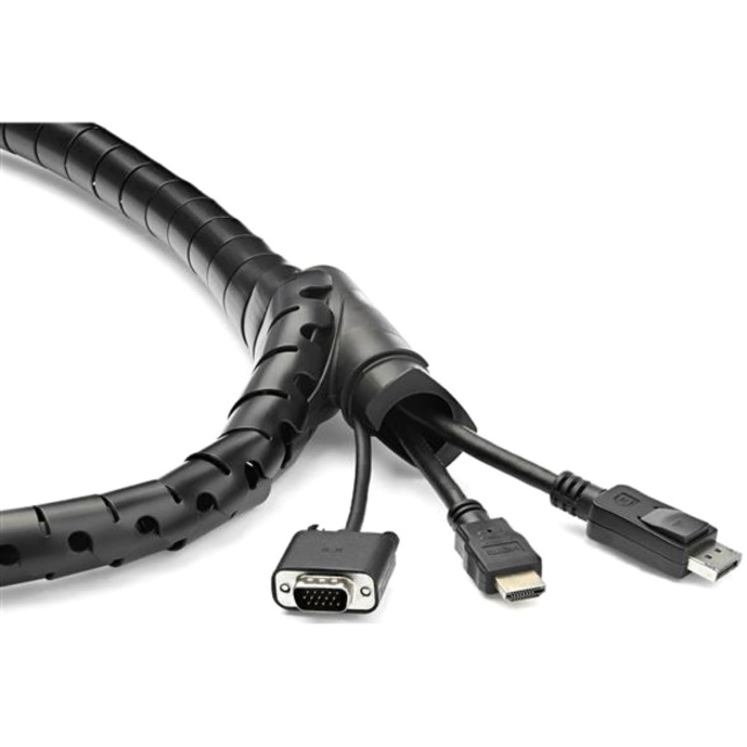 StarTech.com Management Sleeve Cable,  4.9ft, Black - Image 5