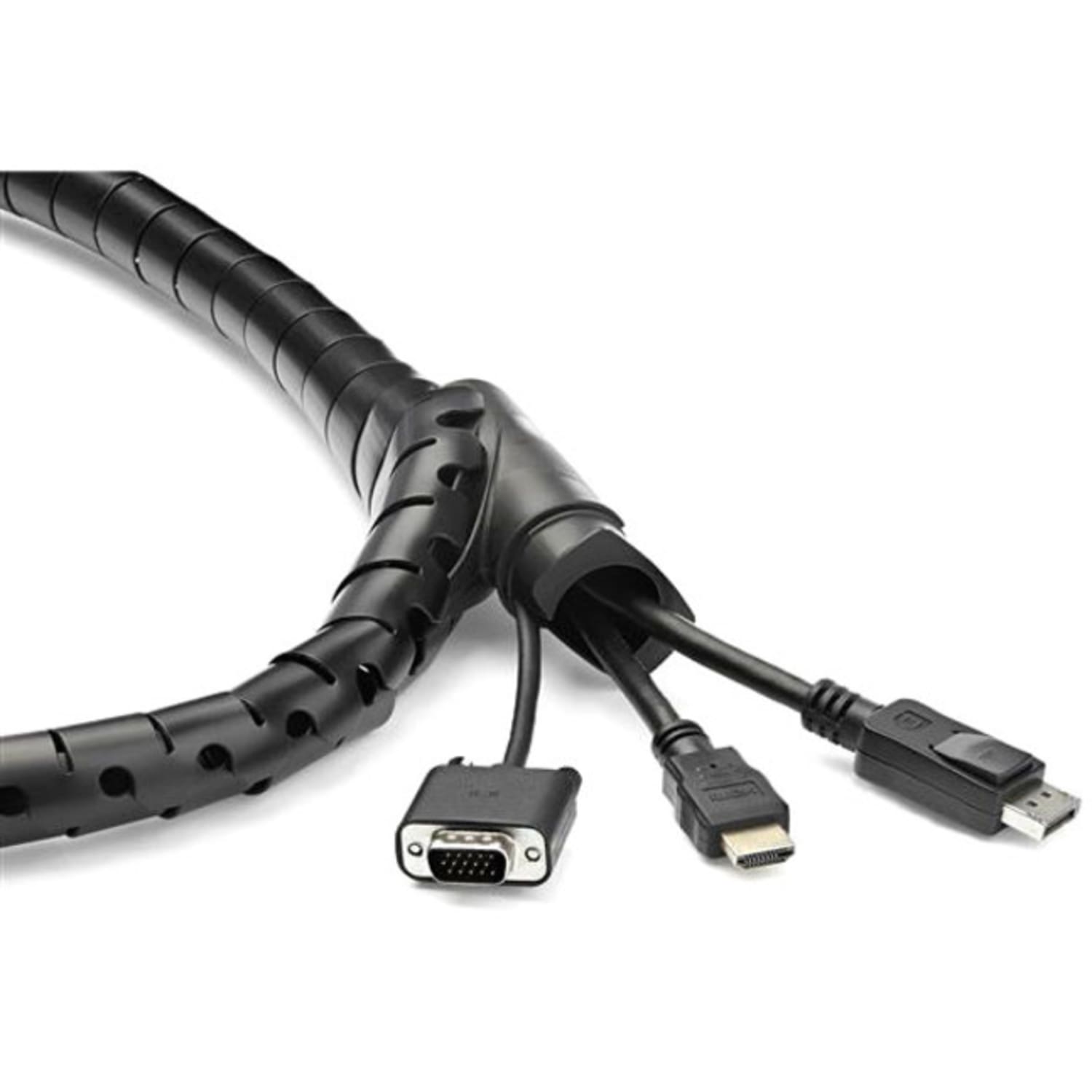 StarTech.com Management Sleeve Cable, 8.2ft, Black, 7BB937 - Image 4