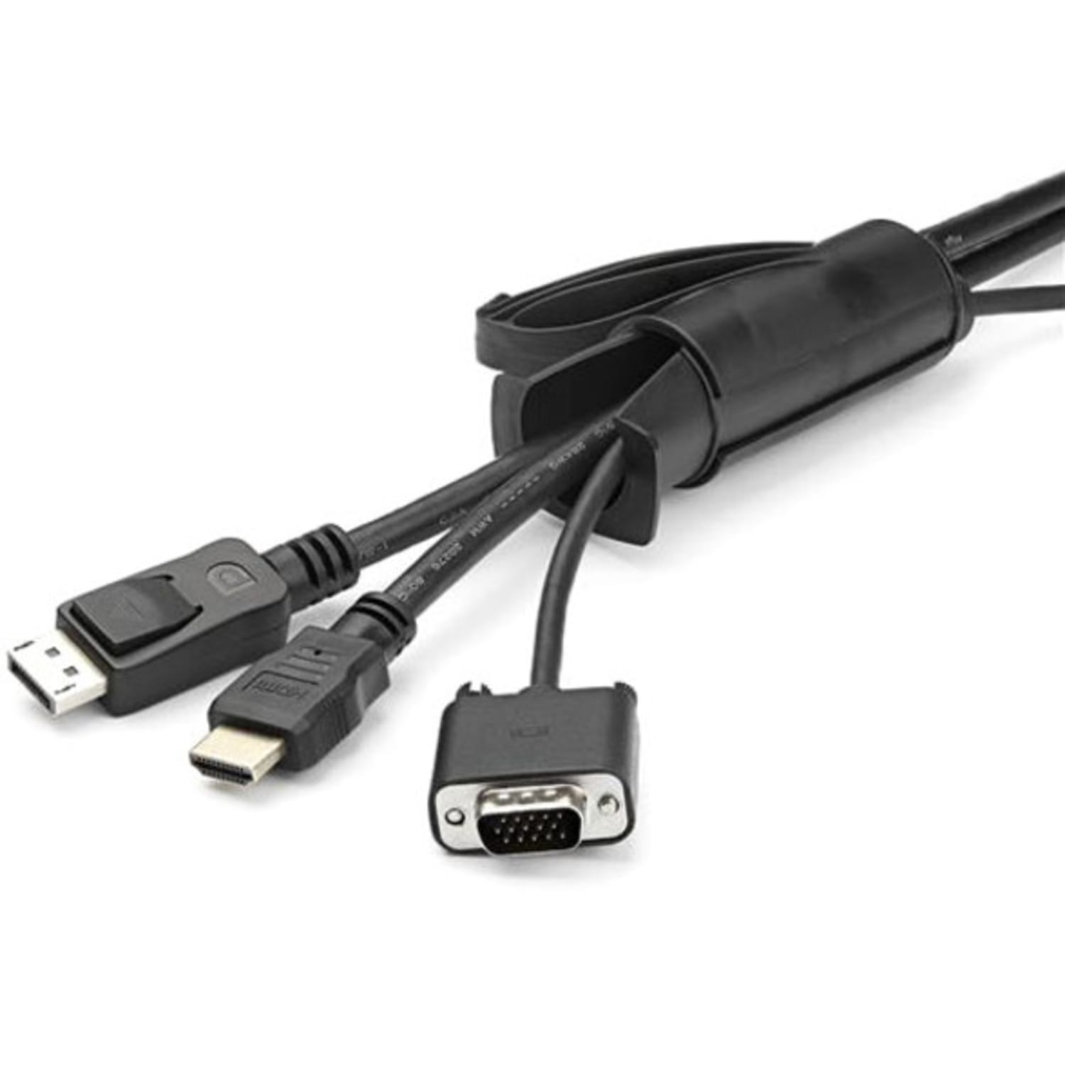StarTech.com Management Sleeve Cable, 8.2ft, Black, 7BB937 - Image 6