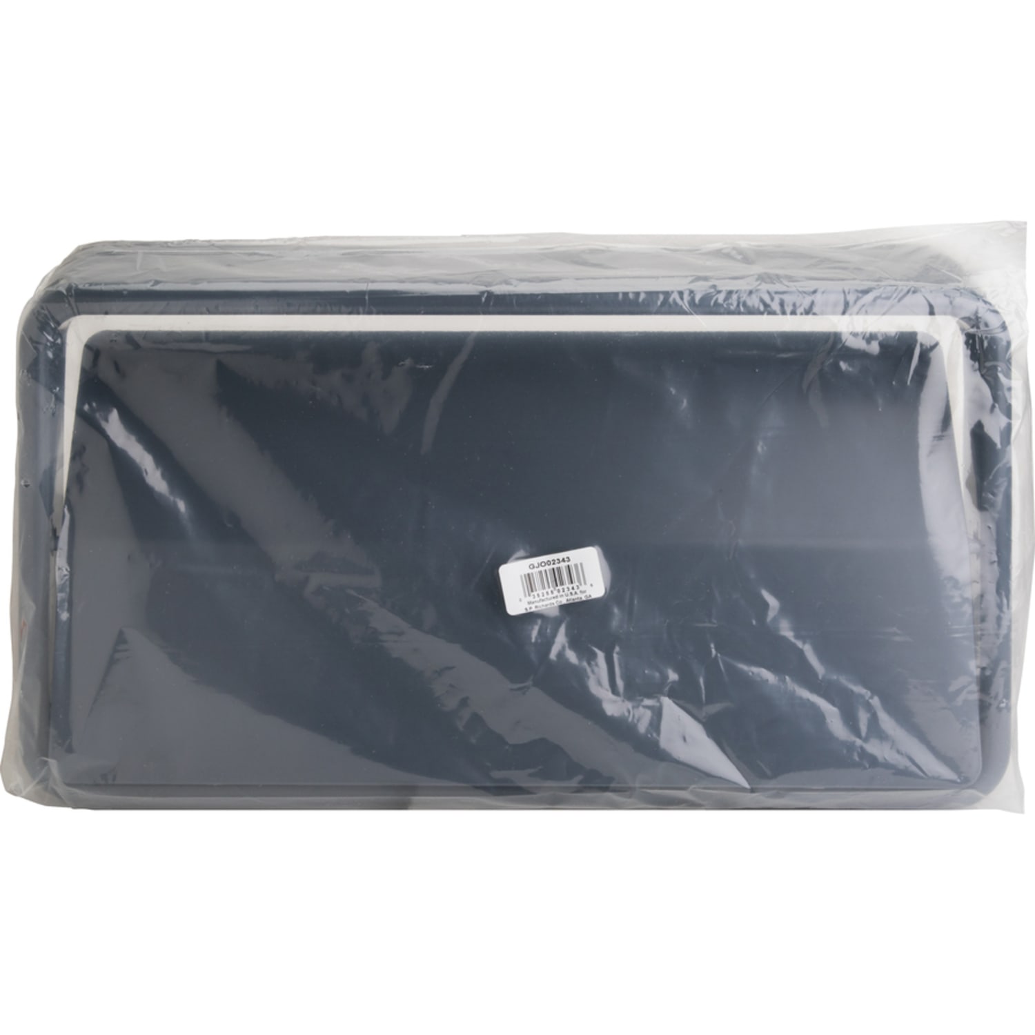 Genuine Joe Space-Saving Container Swing Lid - Rectangular - Gray - 1 Each - Image 4