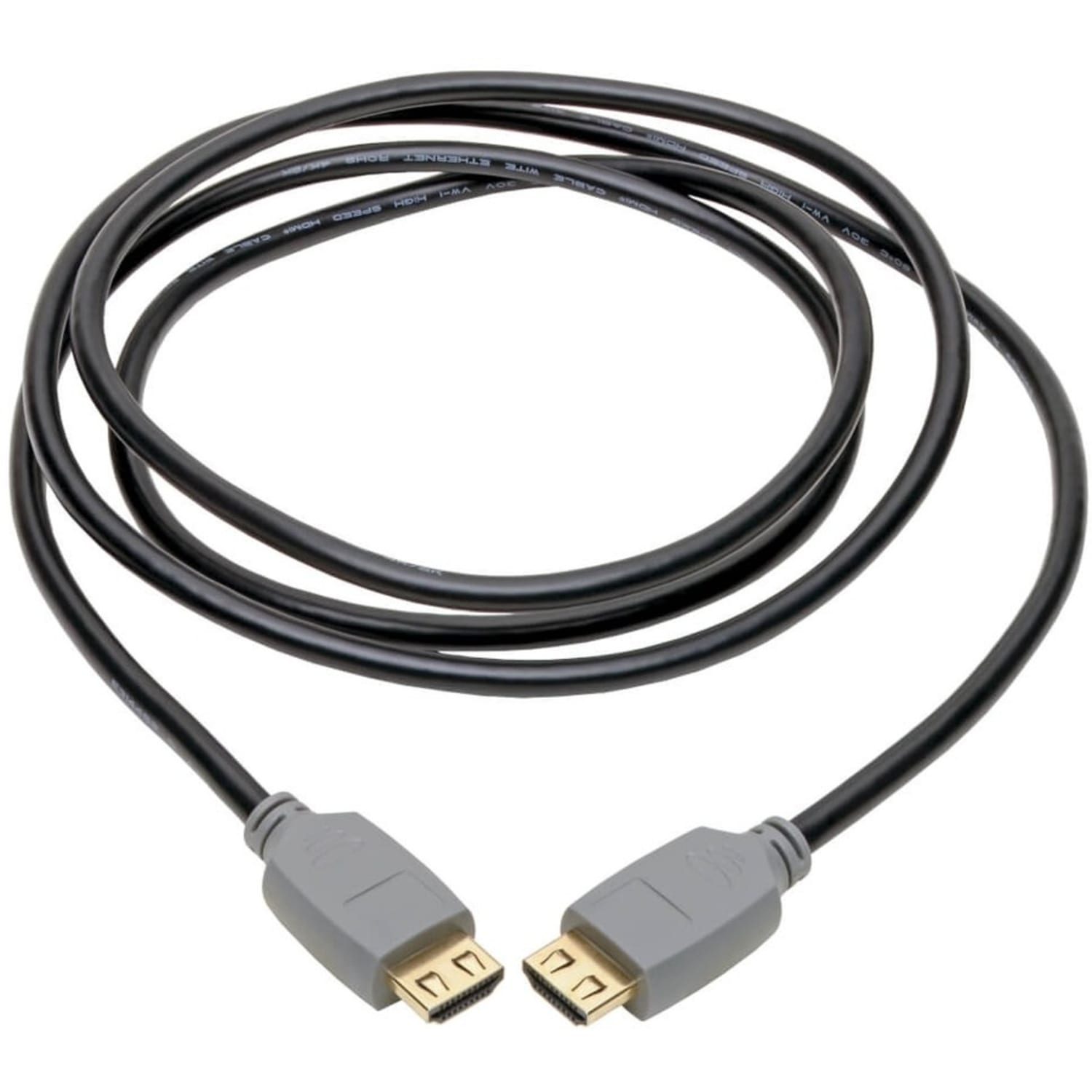 Eaton Tripp Lite Series 4K HDMI Cable (M/M) - 4K 60 Hz, HDR, 4:4:4, Gripping Connectors, Black, 2 m - Image 3