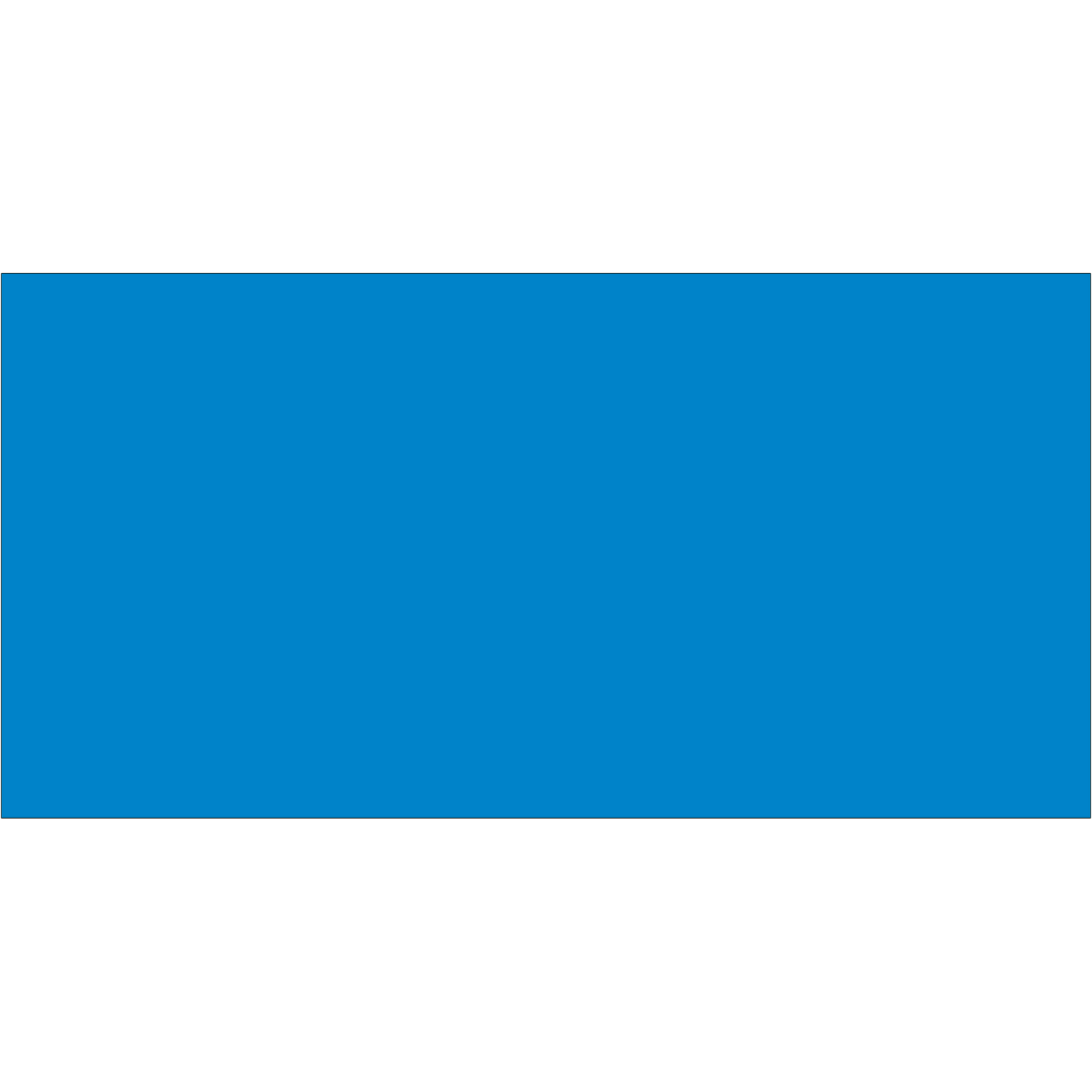 Tape Logic WriteOn Inventory Labels, DL636C, Rectangle, 2in x 4in, Light Blue, Roll Of 500