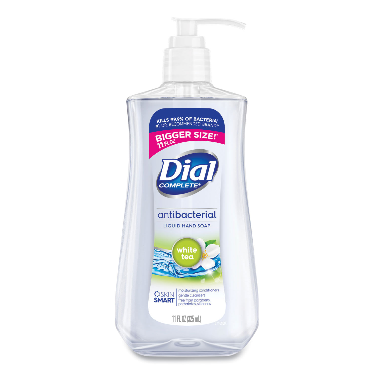 Dial Antibacterial Liquid Hand Soap, White Tea Scent, 11 oz, 12/Carton - Image 3