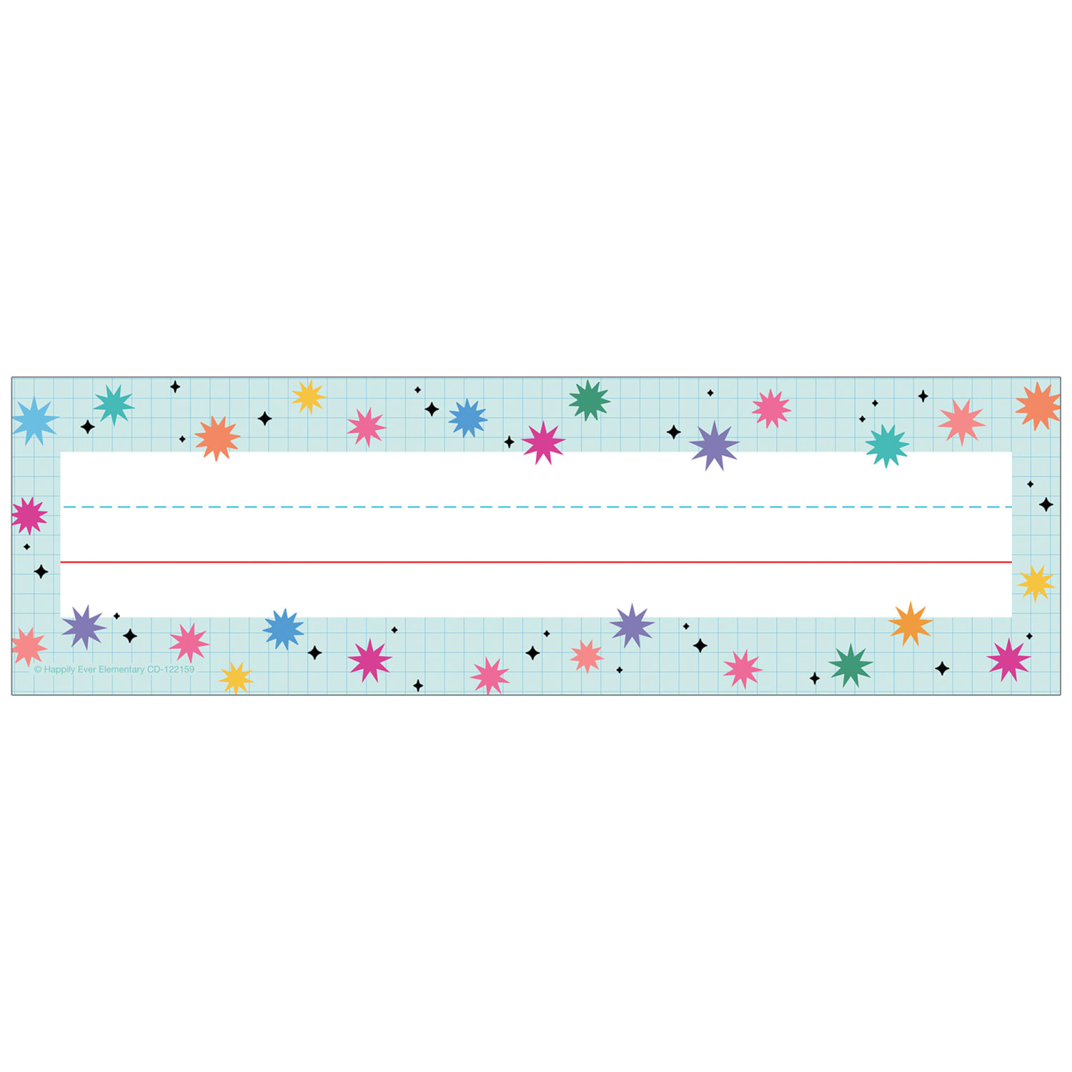 Carson Dellosa Education Name Plates, 9.5in x 2.875in, Retro Remix Name Plates, 36 Per Pack, Set Of 6 Packs - Image 3