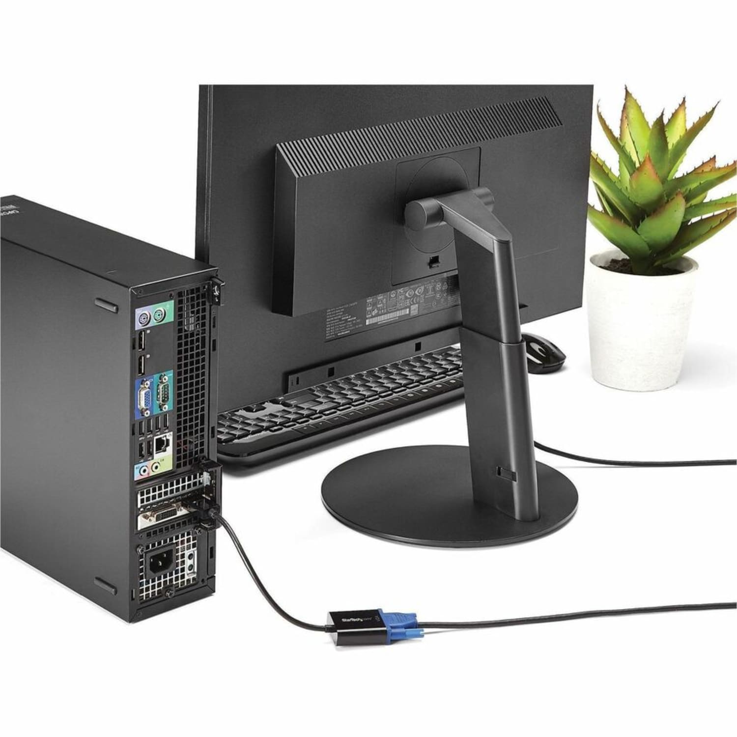 StarTech.com DisplayPort to VGA Adapter - 1920x1200 - Multi Monitor Solution - DisplayPort 1.2 to VGA Dongle - 5pk (DP2VGA3X5) - Image 3
