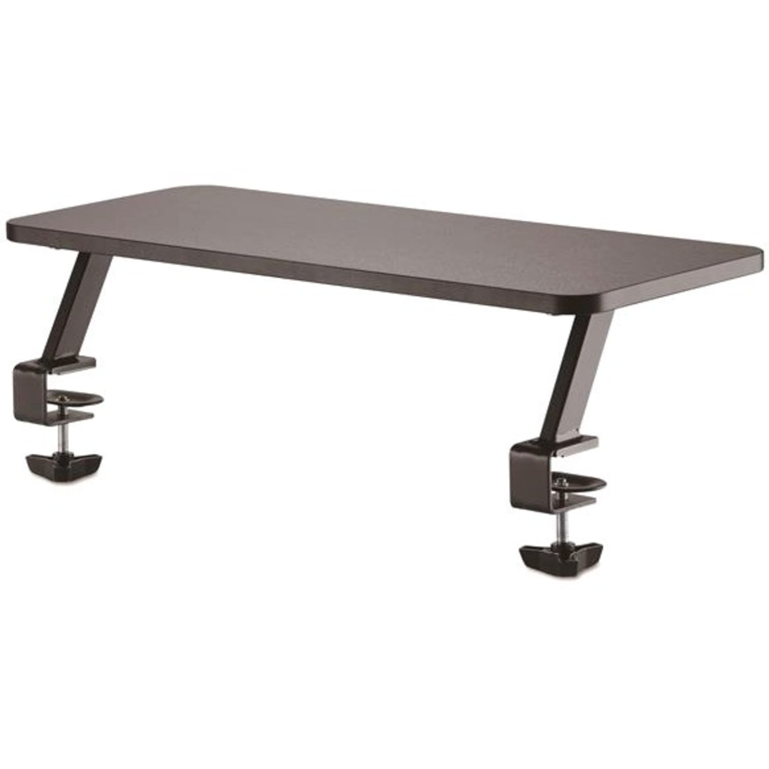 StarTech.com Monitor Riser Stand - Clamp-on Monitor Shelf for Desk - Extra Wide 25.6in/65 cm - For up to 34in Monitors - Black (MNRISERCLMP) - Image 5