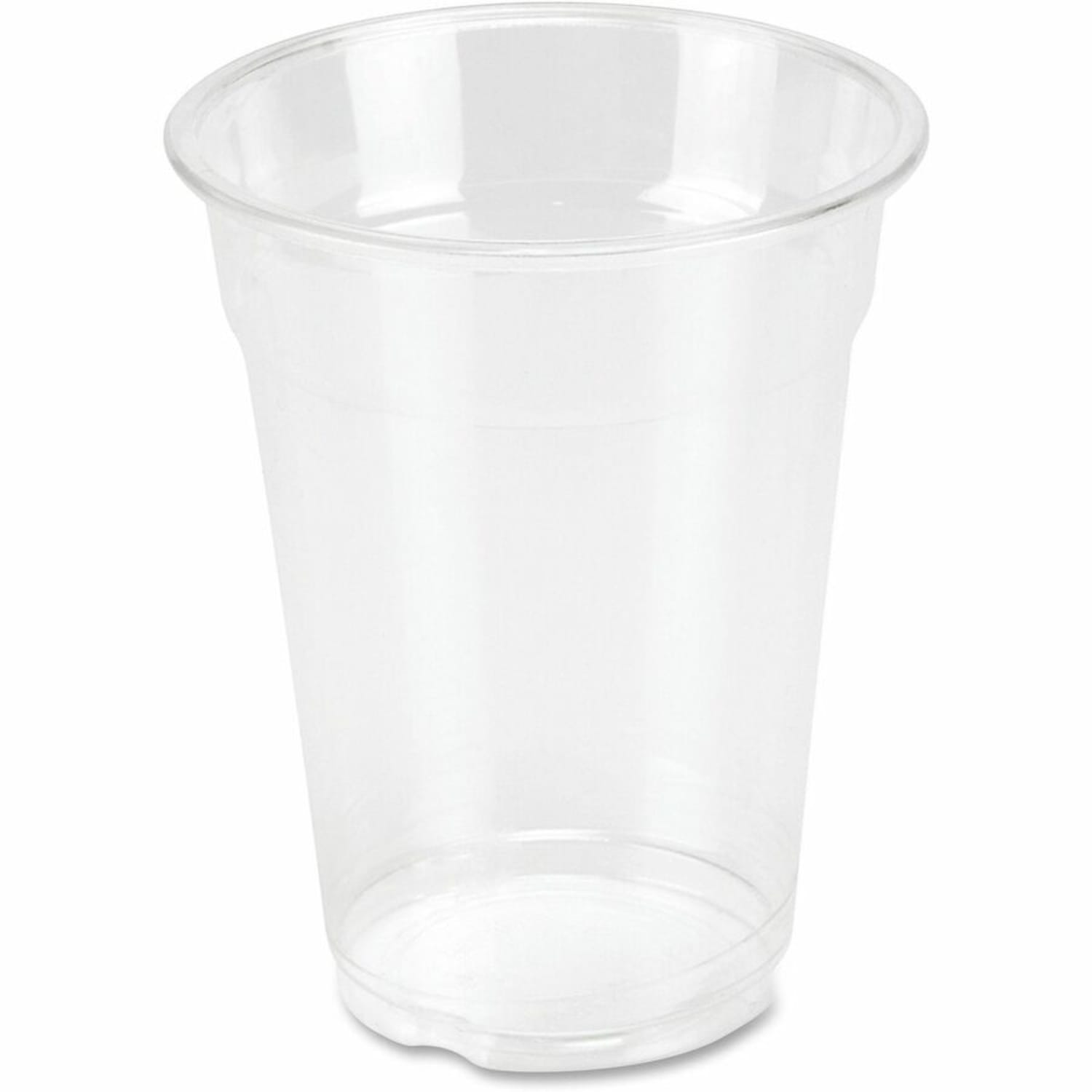 Genuine Joe 9 oz Clear Plastic Cups - 9 fl oz - Clear - Plastic - Cold Drink, Beverage - 50 / Pack - Image 4