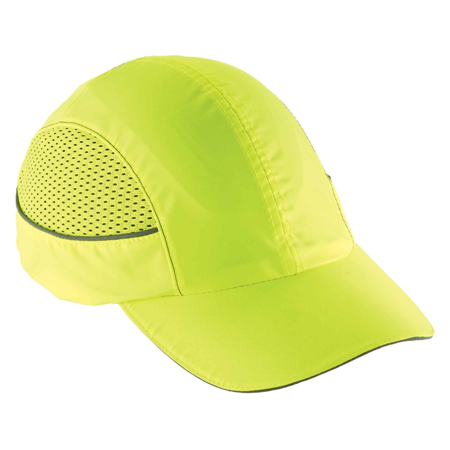 Ergodyne Skullerz 8960 Bump Cap With LED Lights, Long Brim, Lime - Image 3