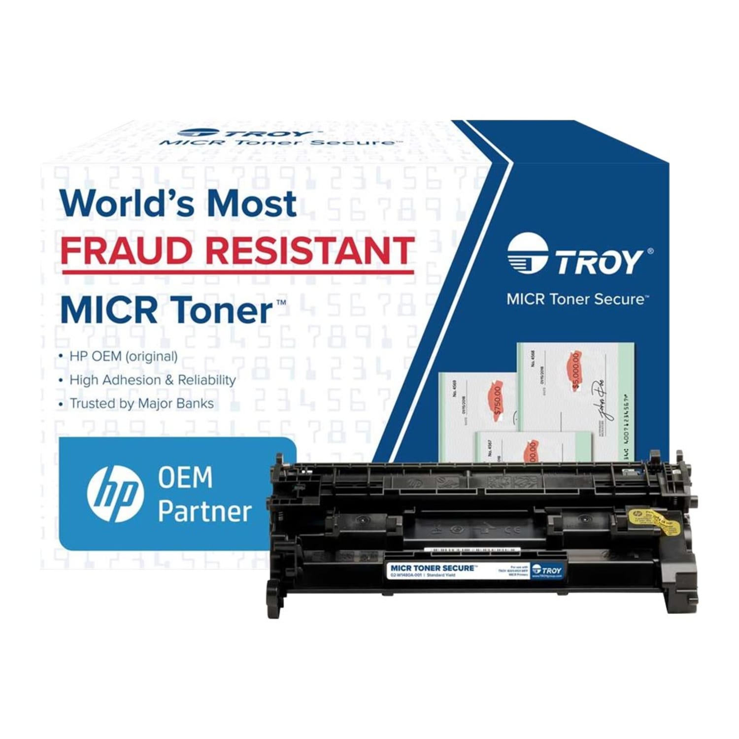 TROY MICR Toner Secure - Black - original - MICR toner cartridge (alternative for: HP W1480A) - for HP LaserJet Pro 4001, MFP 4101