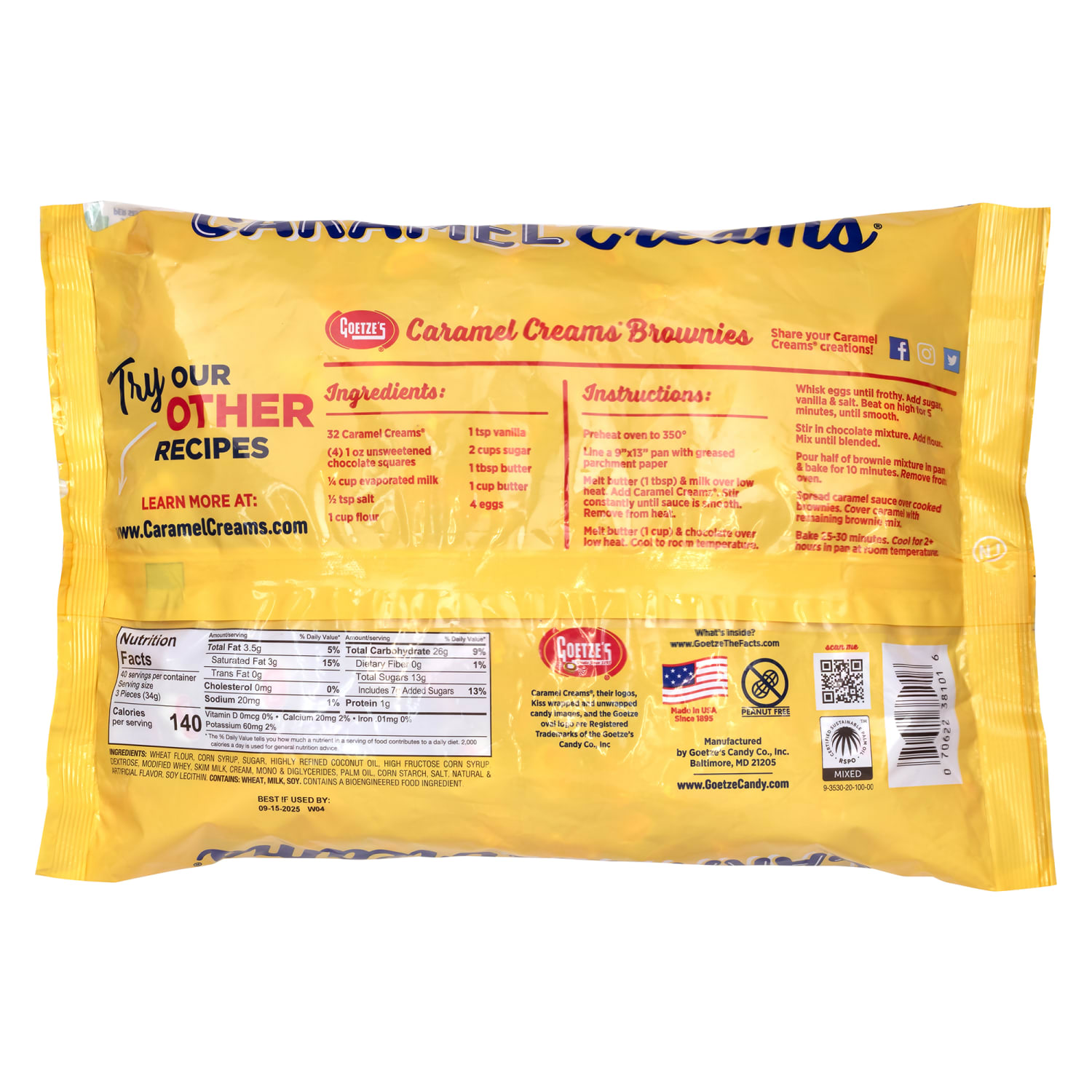 Goetzes Caramel Creams Candy, 48 Oz - Image 4