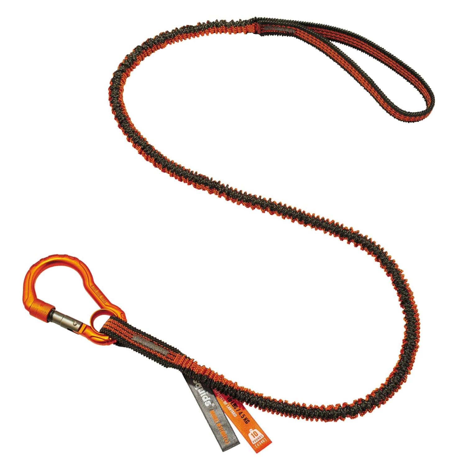 Ergodyne Squids 3182 Tool Tethering Kit, 10 Lb, Orange/Gray - Image 4