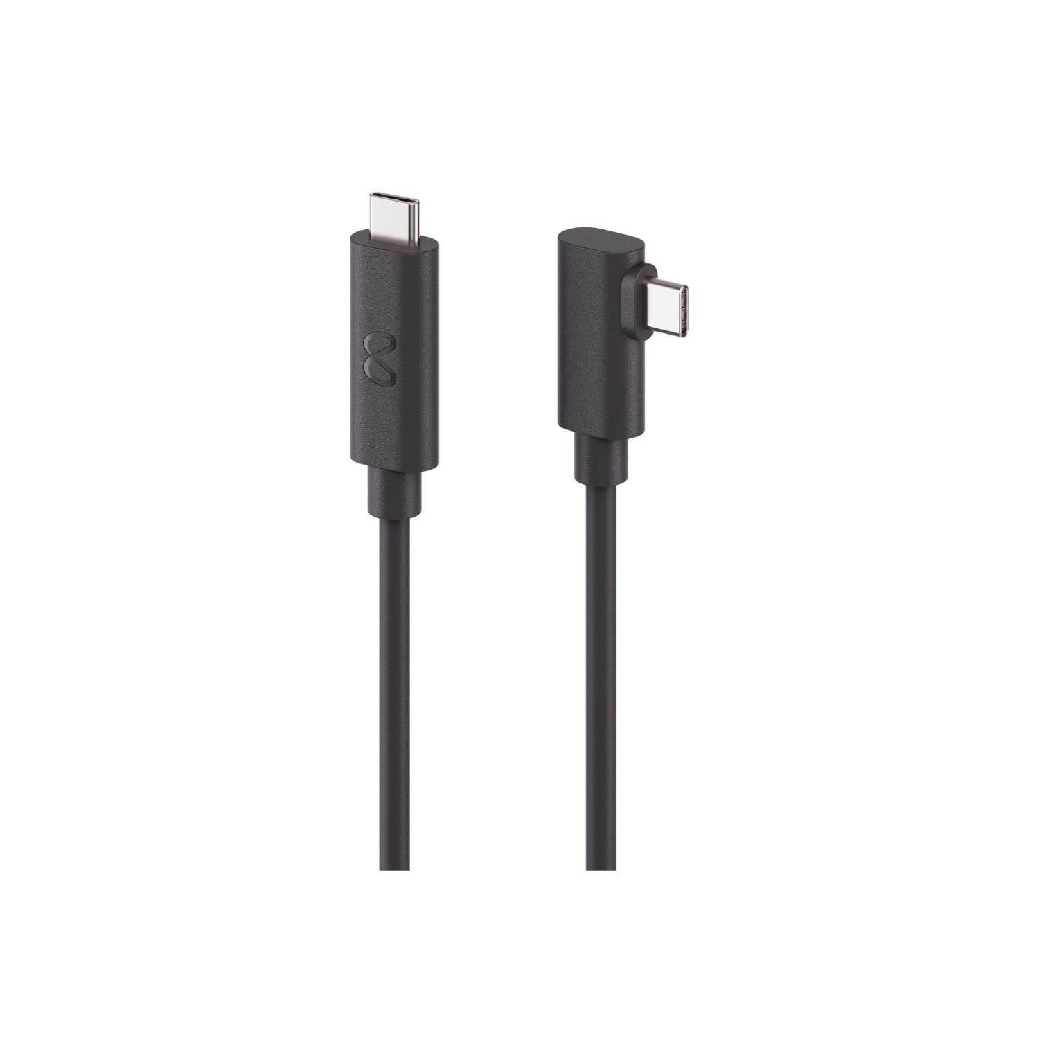 Meta Link - Virtual reality headset cable - 24 pin USB-C (M) right-angled to 24 pin USB-C (M) straight - USB 3.2 Gen 1 - 3 A - 16.4 ft - black - - Image 3