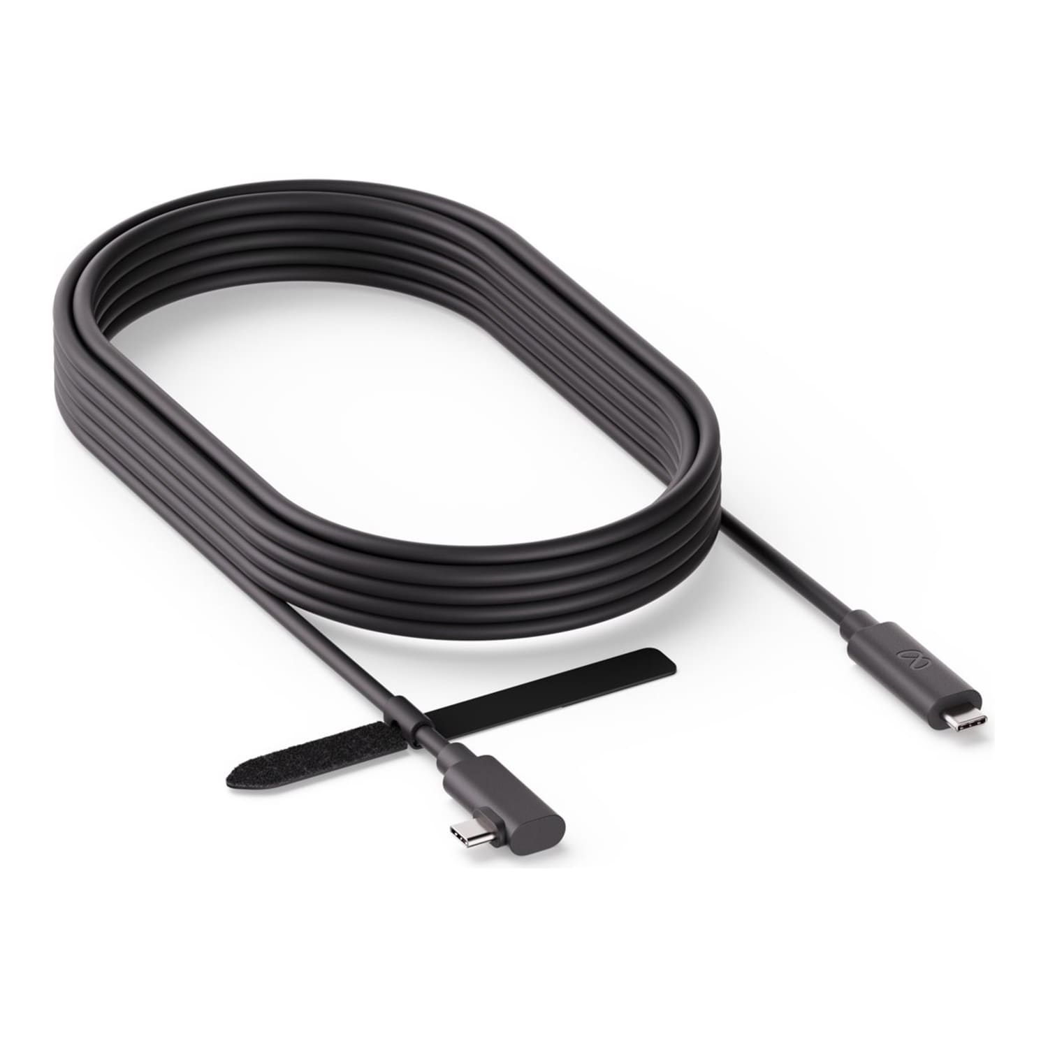 Meta Link - Virtual reality headset cable - 24 pin USB-C (M) right-angled to 24 pin USB-C (M) straight - USB 3.2 Gen 1 - 3 A - 16.4 ft - black - - Image 4