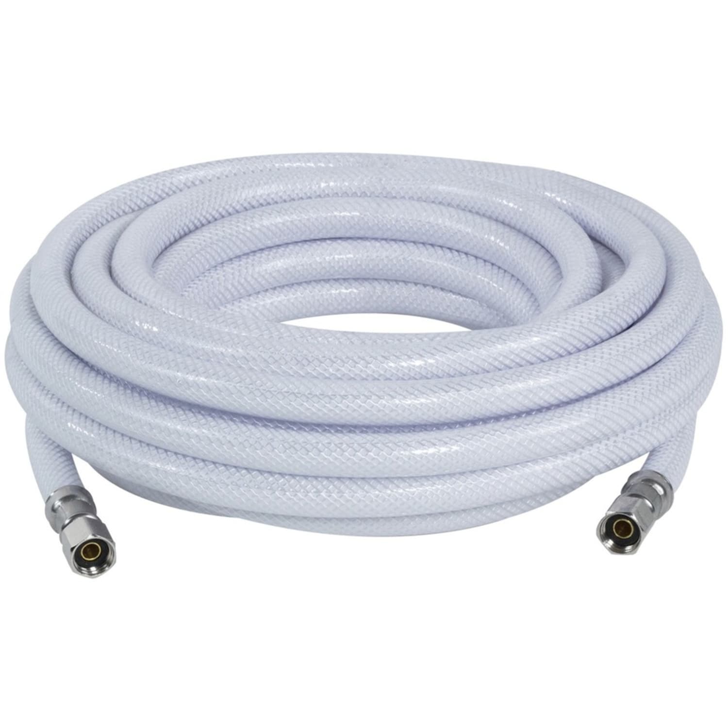 Certified Appliance Accessories PVC Ice Maker Connector with 1/4in Compression - 25 ft - White - Polyester, Polyvinyl Chloride (PVC), Stainless Steel - Image 3