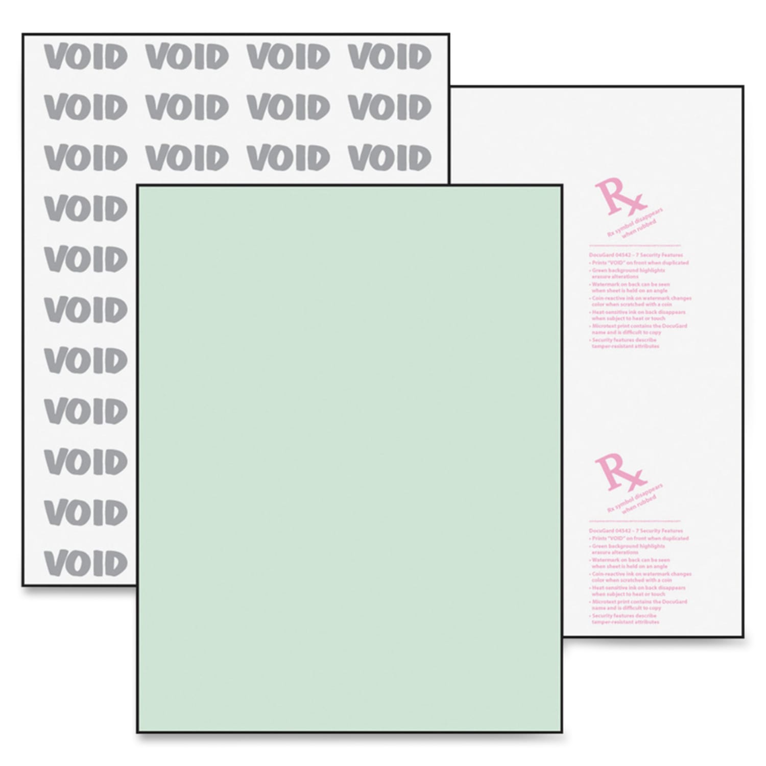 DocuGard Medical Prescription Papers, Advanced Medical 7, 1-Part, 8 1/2in x 11, 500 Sheets, Green - Image 6