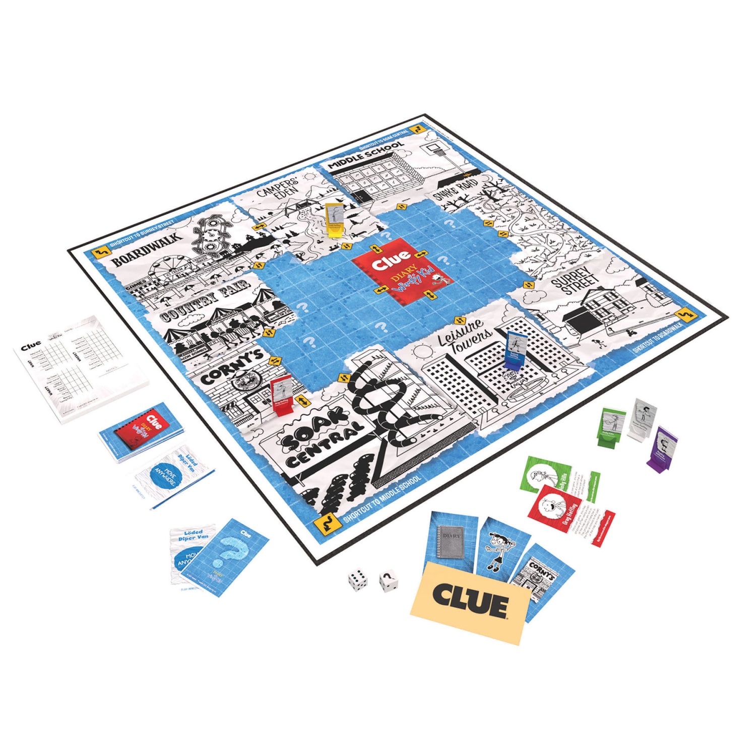 USAopoly CLUE Diary of a Wimpy Kid Game, Grades 3 To 12 - Image 4
