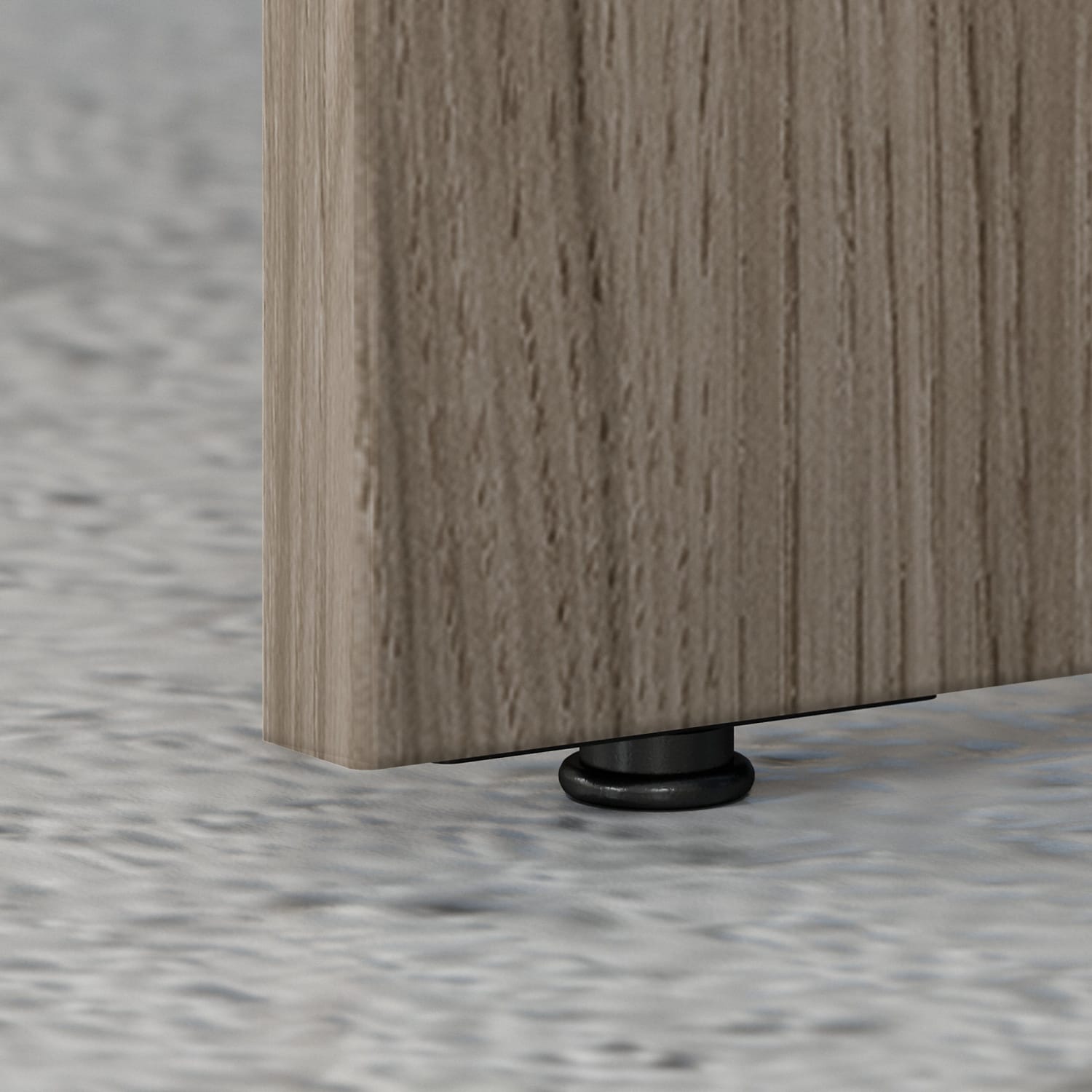 Bush Business Furniture Studio C 72inW Bow-Front Computer Desk, Modern Hickory, Standard Delivery - Image 6