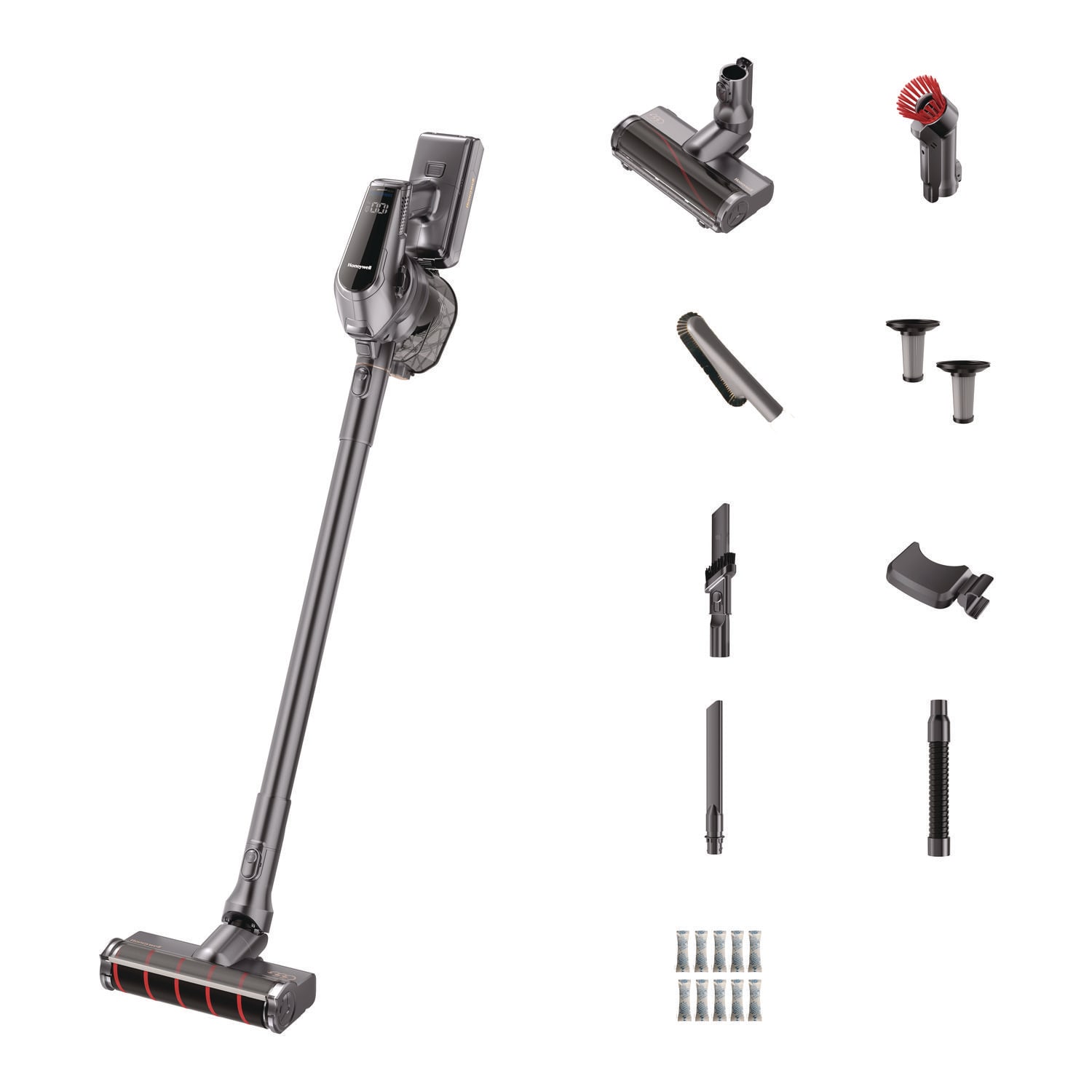 Honeywell Aeromax Pro VC16 Cordless Vacuum, 8.5in Cleaning Path, Dark Silver - Image 3
