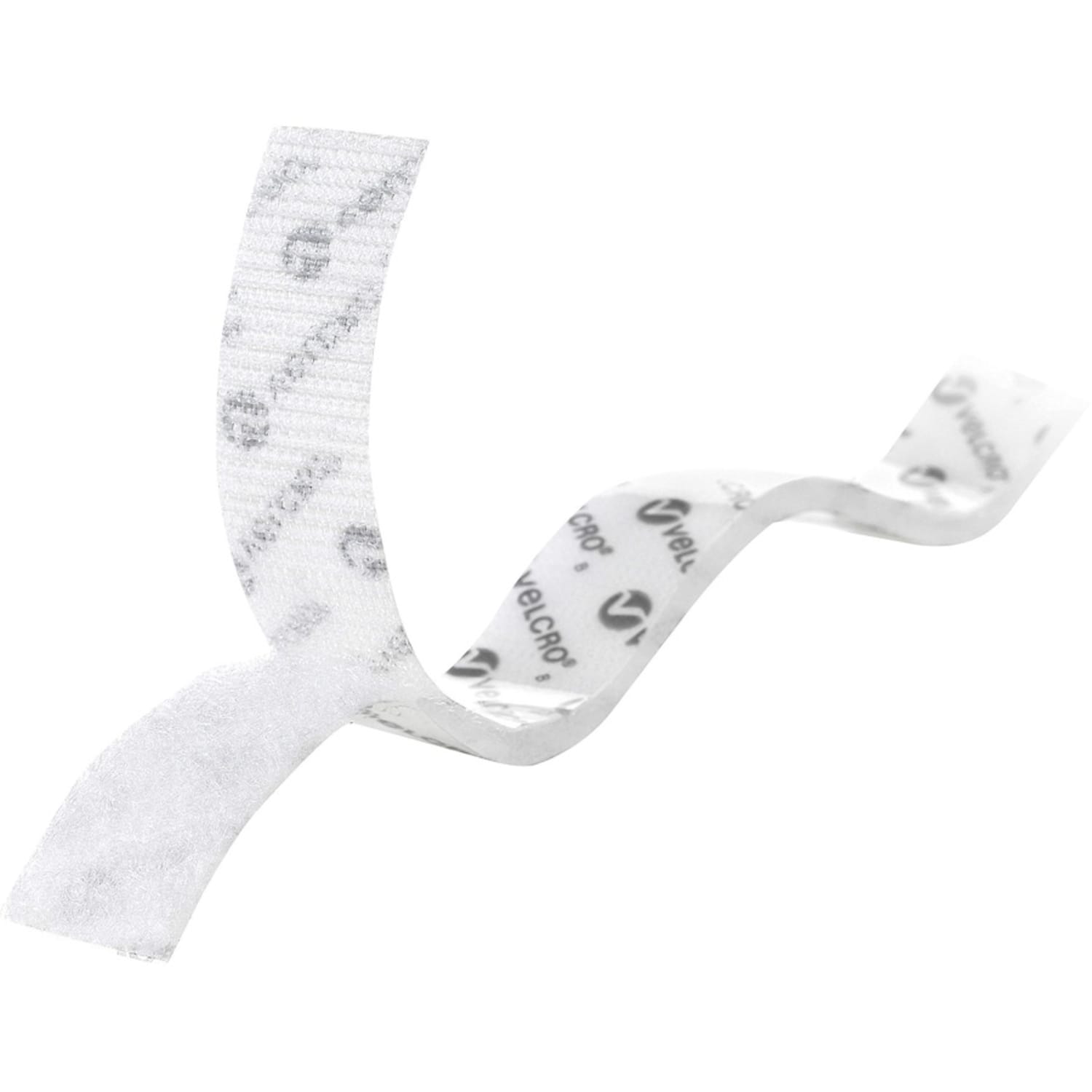 VELCRO Sticky Back Fasteners - 16.67 yd Length x 0.75in Width - White - 1 Roll - Image 3
