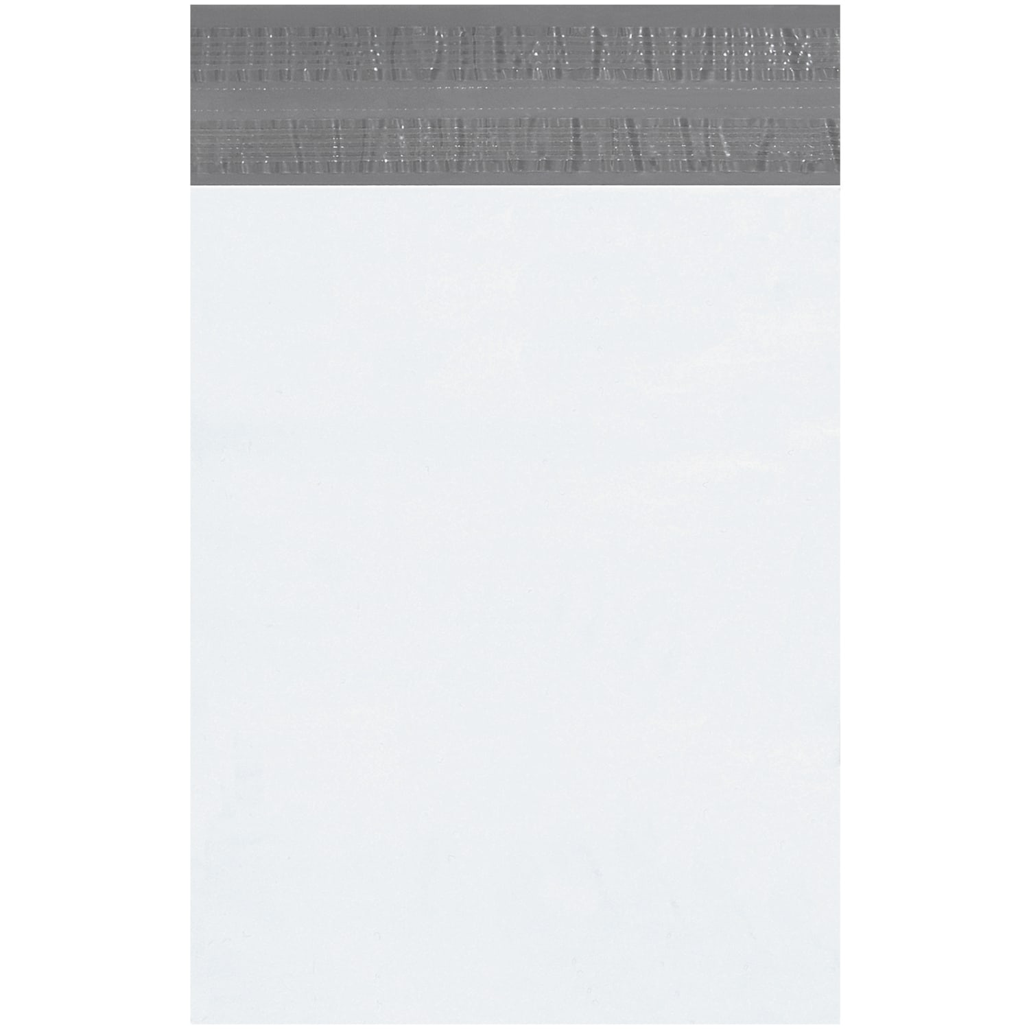 Partners Brand Returnable Poly Mailers, 12in x 15 1/2in, White, Case Of 100