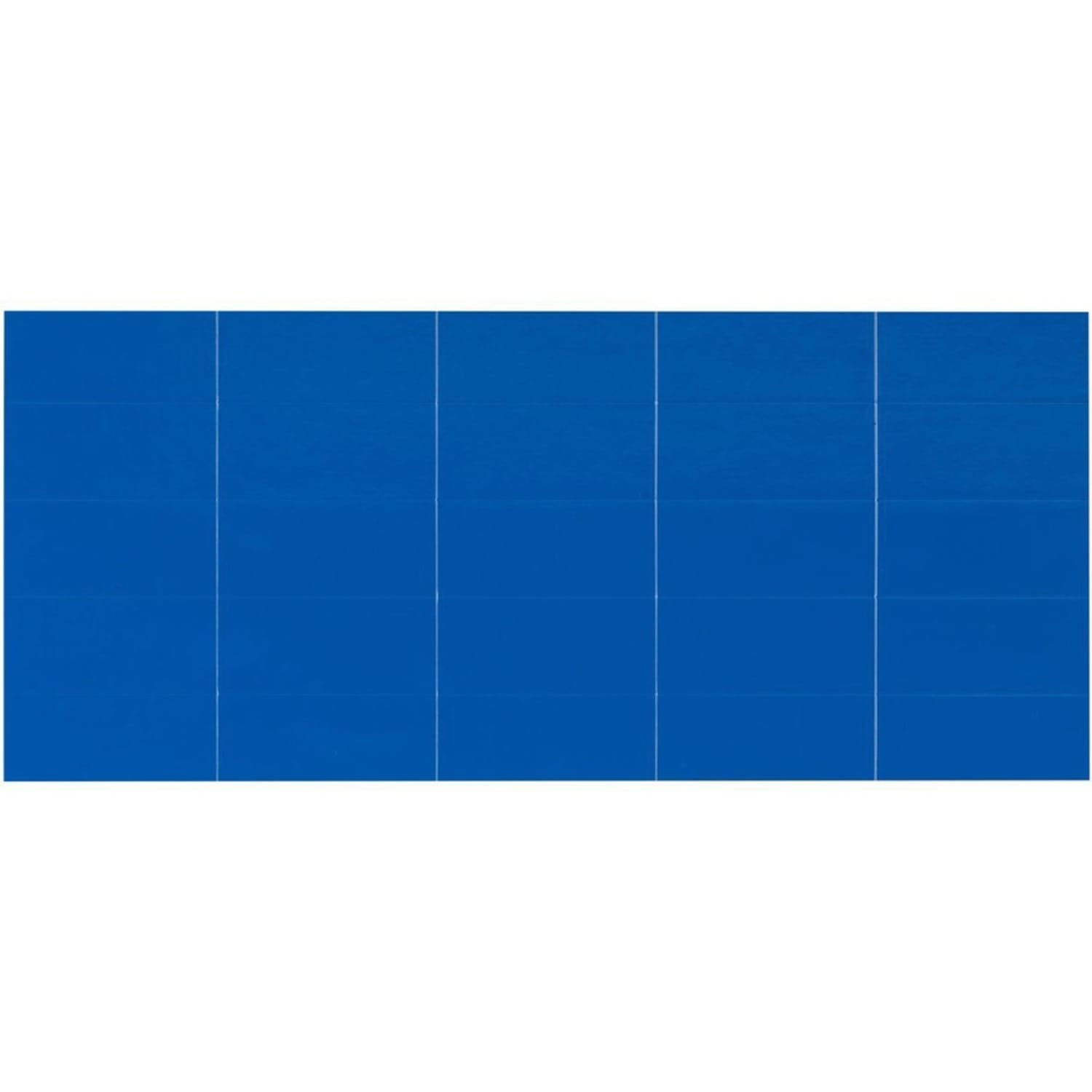 MasterVision 2in Magnetic Dry Erase Strips - 0.88in Length x 2in Width - Blue - For Board, Color Coding - 1 Pack - Image 4