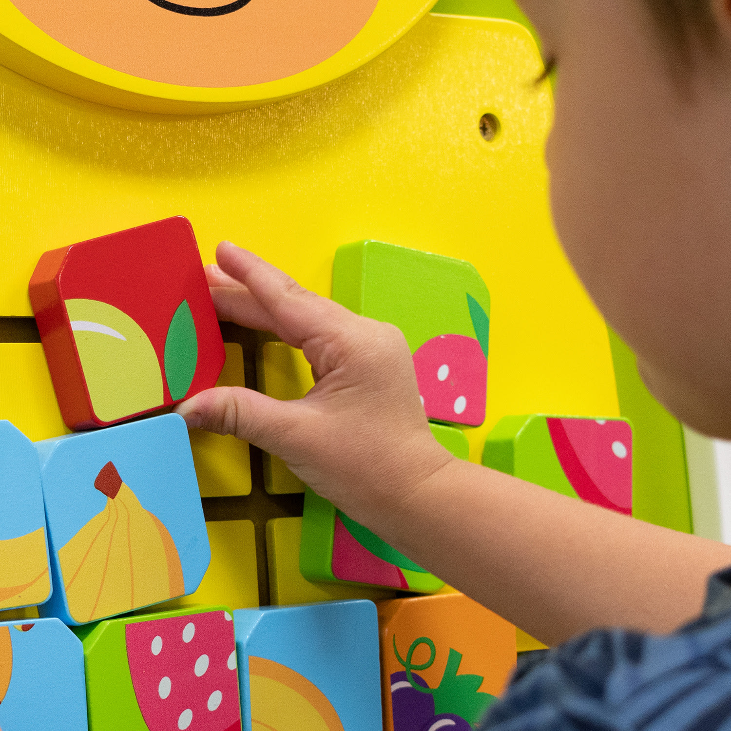 Learning Advantage Activity Wall Panel, Toddler Activity Center, 14.25inL x 21.75inH x 1.25inD, Giraffe - Image 6