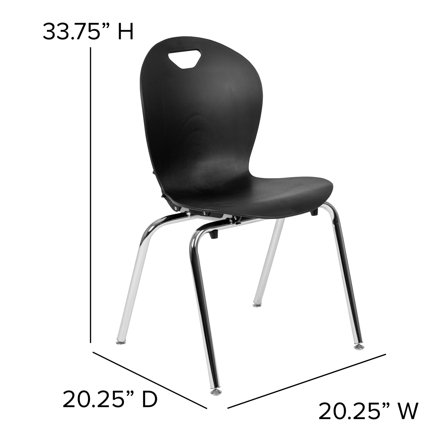 Flash Furniture Advantage Titan Student Stacking School Chair BlackSilver PopularChairscom Flash Furniture Advantage Titan Student Stacking School Chair BlackSilver PopularChairscom
