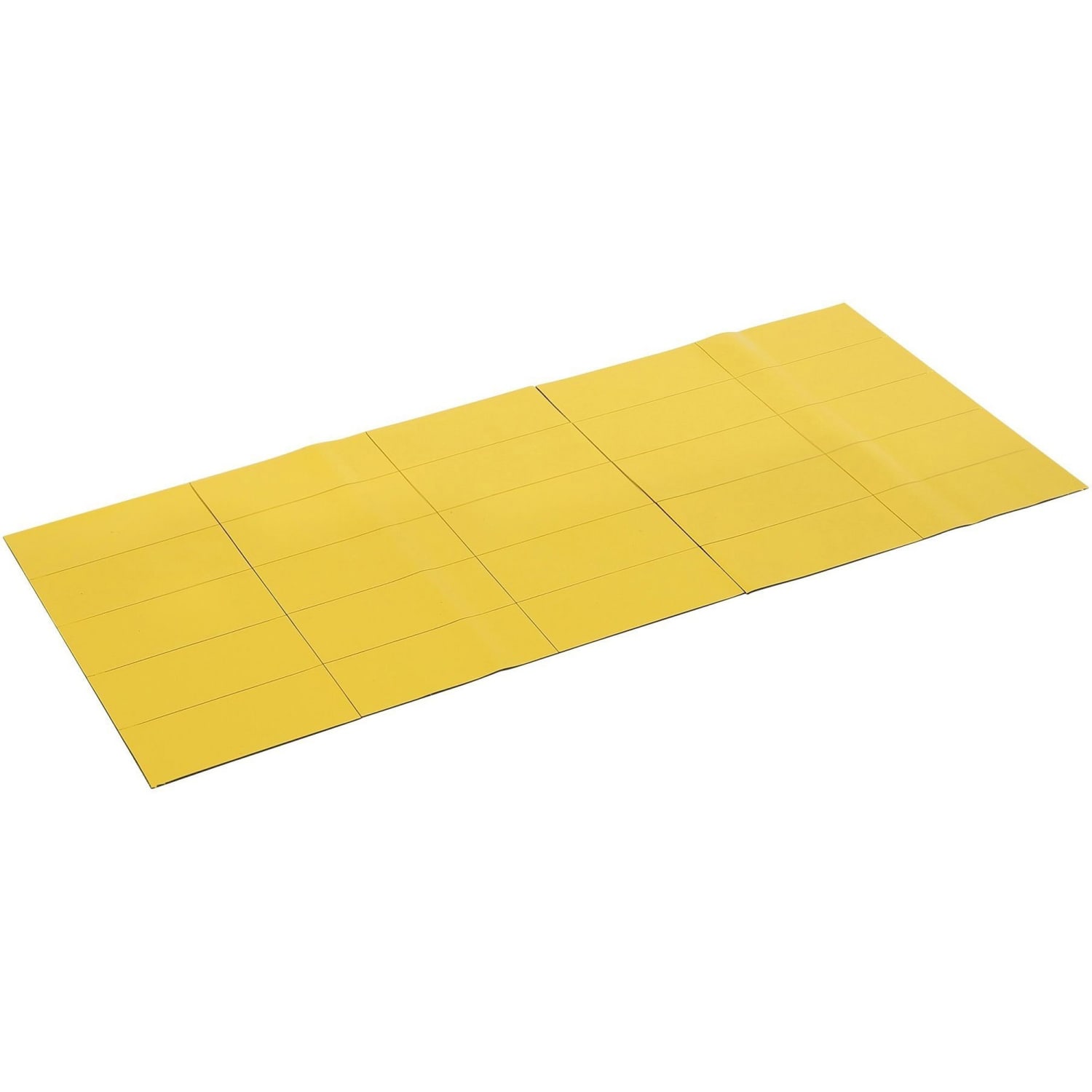 MasterVision 2in Magnetic Dry Erase Strips - 2in Length x 0.88in Width - For Board, Steel - 25 / Bag - Yellow - Image 3