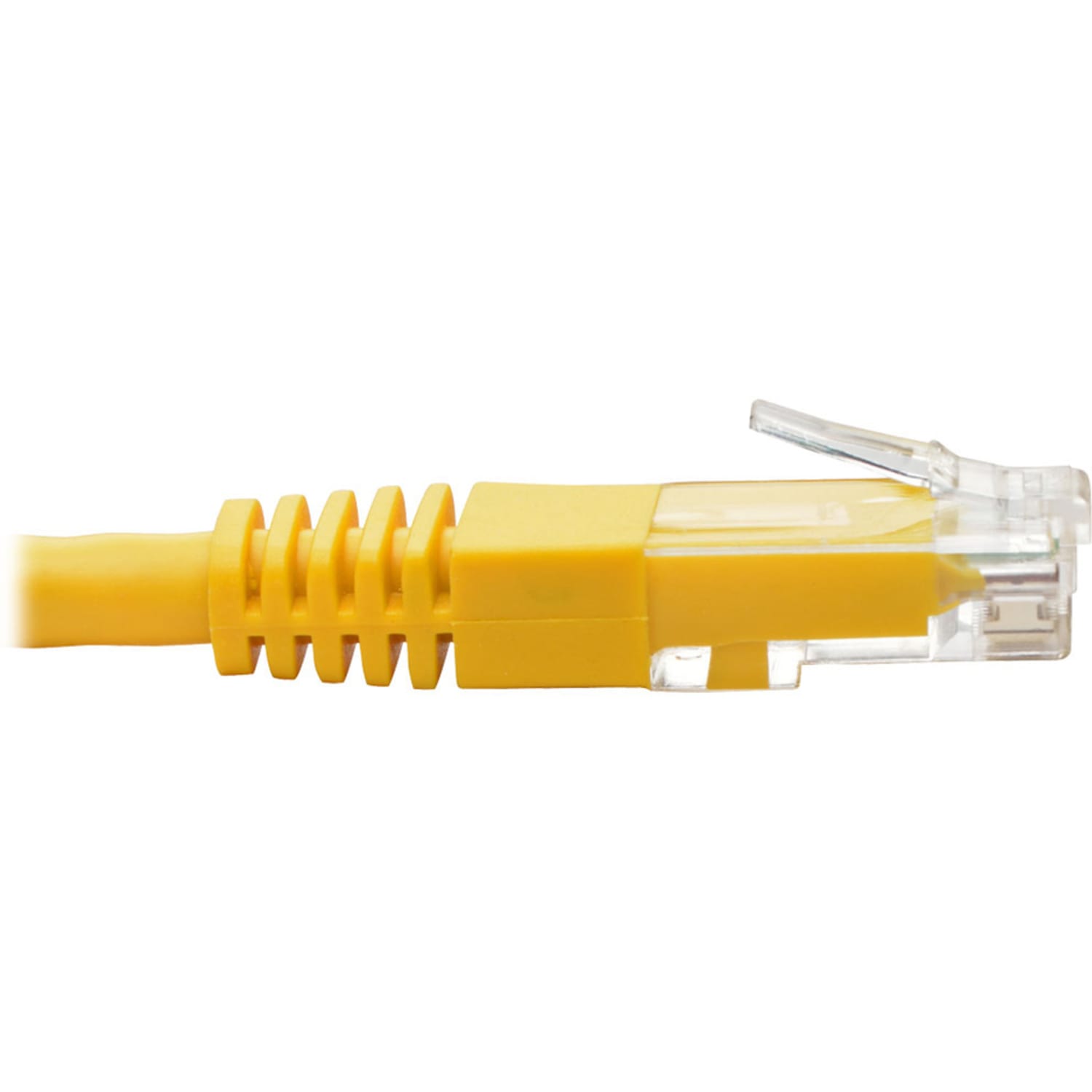 Tripp Lite 15ft Cat6 Gigabit Molded Patch Cable RJ45 MM 550MHz 24AWG Yellow - 128 MB/s - 15 ft - Yellow - Image 5