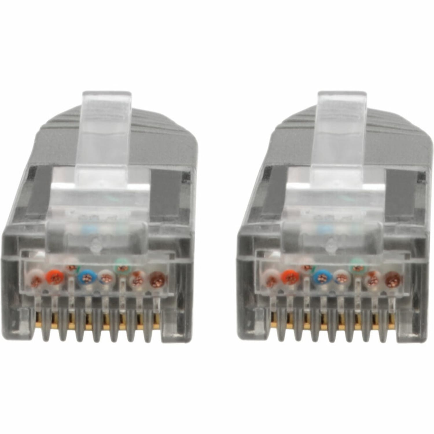 Tripp Lite Cat6 Cat5e Gigabit Molded Patch Cable RJ45 M/M 550MHz Gray 35ft 35ft - 1x RJ-45 Male Network - N200035GY - Image 3
