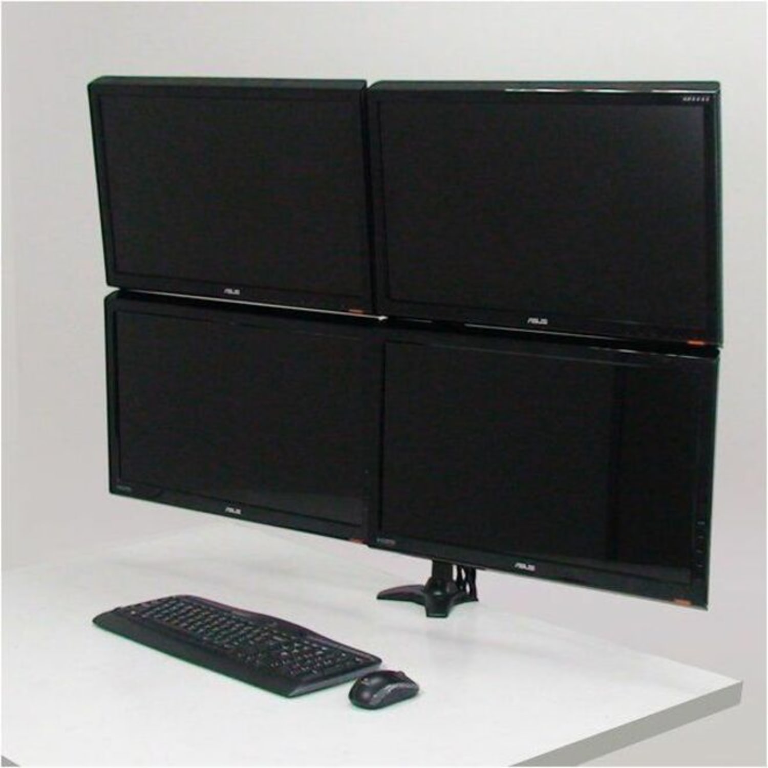 Amer Mounts Quad Monitor Clamp mount Supports Flat Panel Size up to 32in AMR4C32 - Image 3