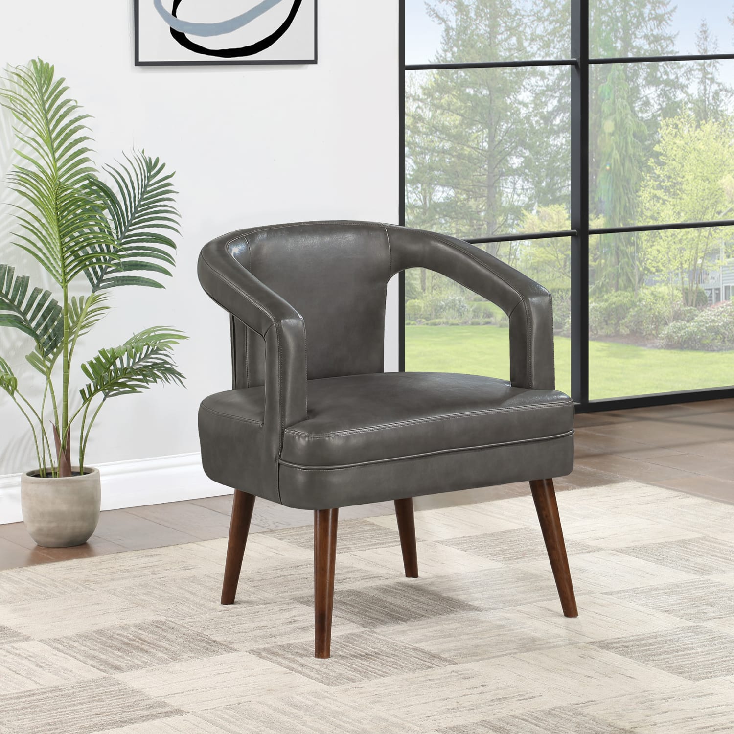 Office Star Mason Faux Leather Accent Guest Chair Pewter PopularChairscom Office Star Mason Faux Leather Accent Guest Chair Pewter PopularChairscom