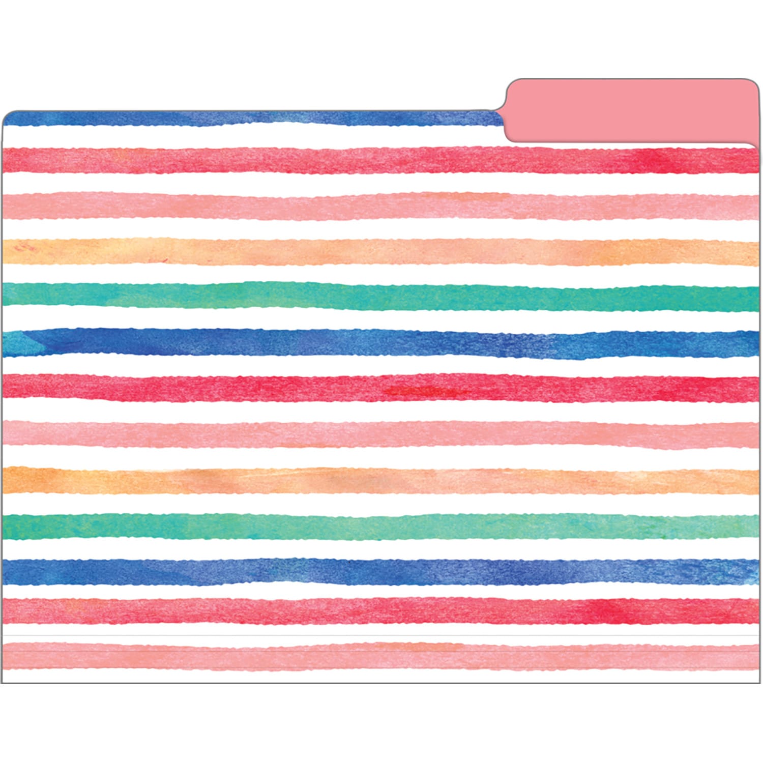 Teacher Created Resources File Folders, Letter Size, Watercolor, 12 Per Pack, Set Of 2 Packs - Image 5