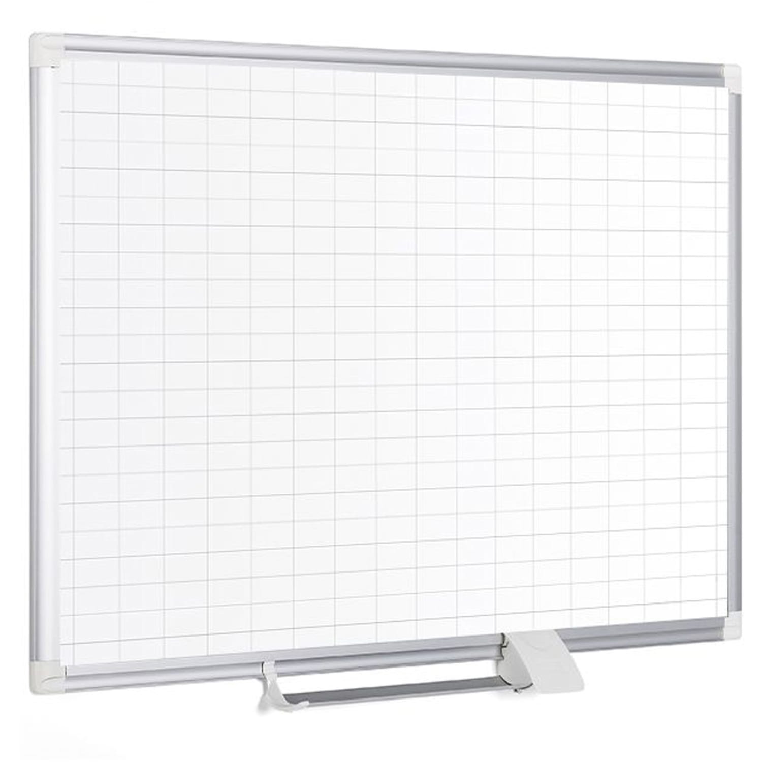 MasterVision 2in Grid Magnetic Gold Ultra Board Kit, 36in x 48in, White/Silver - Image 4