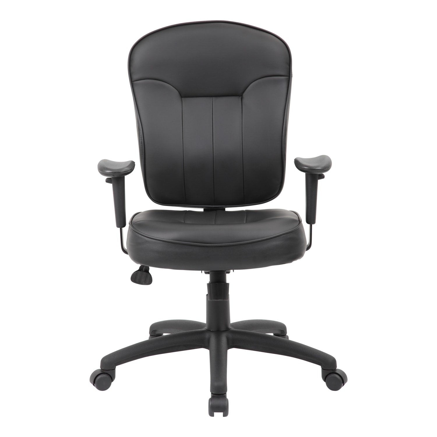 Boss Office Products Bonded Leather MidBack Task Chair Black PopularChairscom Boss Office Products Bonded Leather Mid Back Task Chair Black PopularChairscom