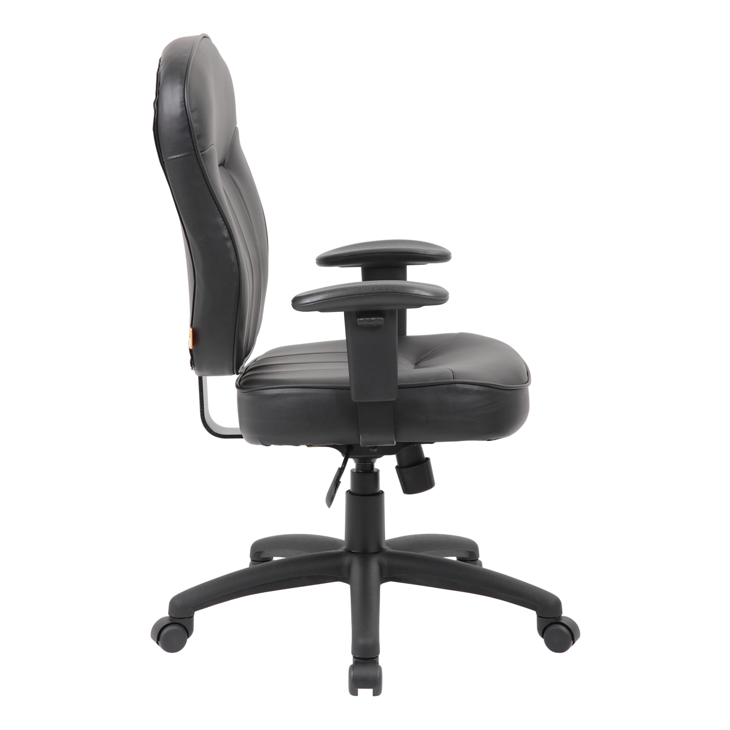 Boss Office Products Bonded Leather MidBack Task Chair Black PopularChairscom Boss Office Products Bonded Leather Mid Back Task Chair Black PopularChairscom