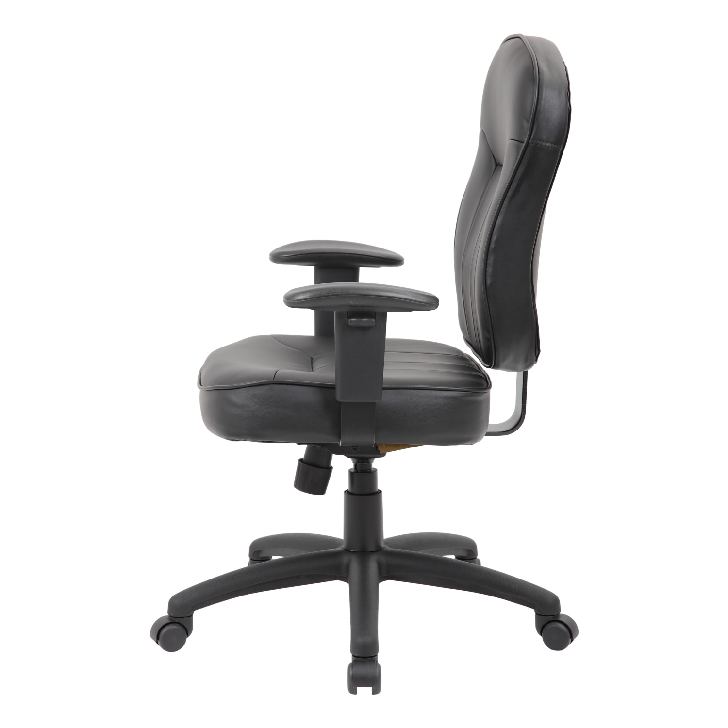 Boss Office Products Bonded Leather MidBack Task Chair Black PopularChairscom Boss Office Products Bonded Leather Mid Back Task Chair Black PopularChairscom