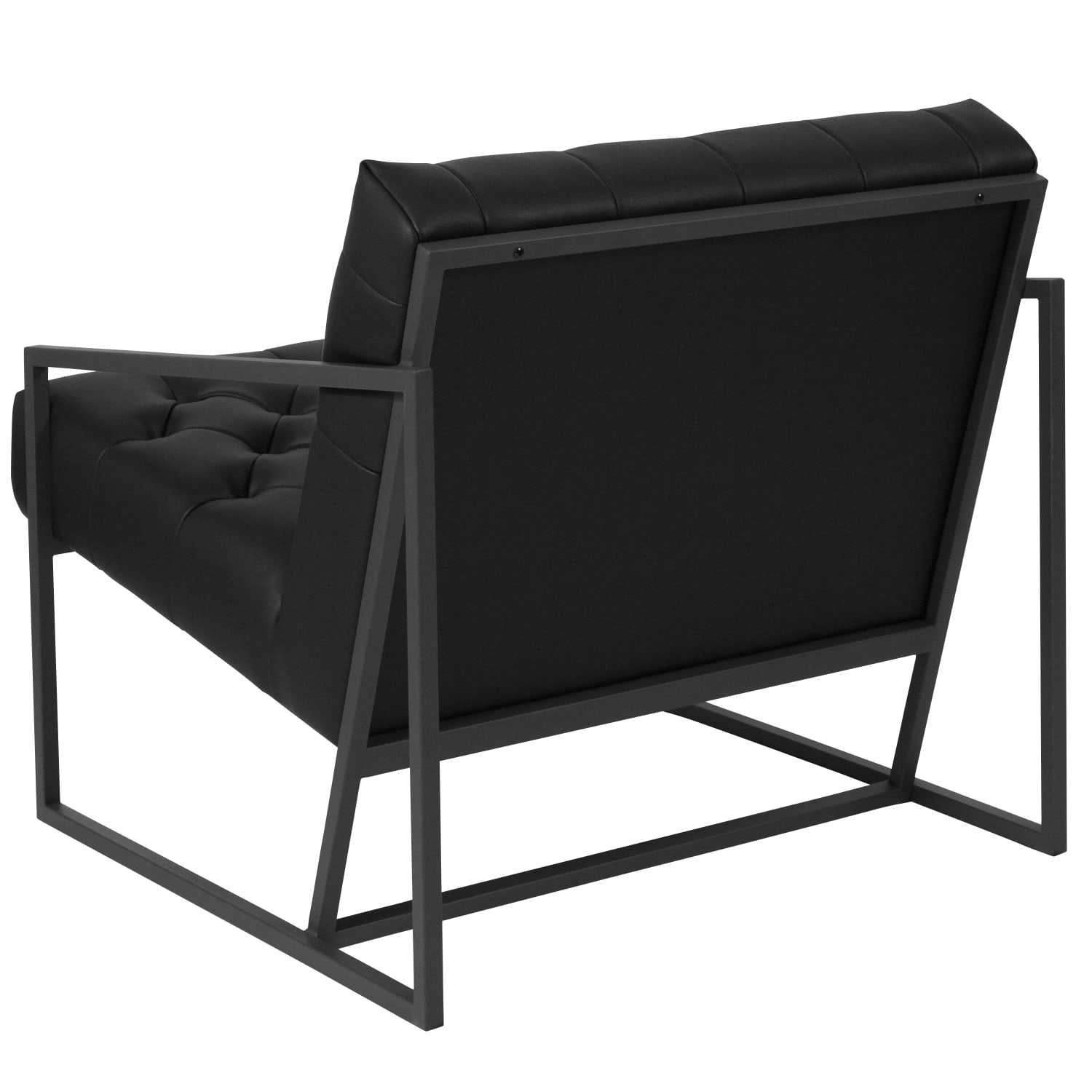 Flash Furniture HERCULES Madison Series LeatherSoft Tufted Lounge Chairs, Black - Image 5