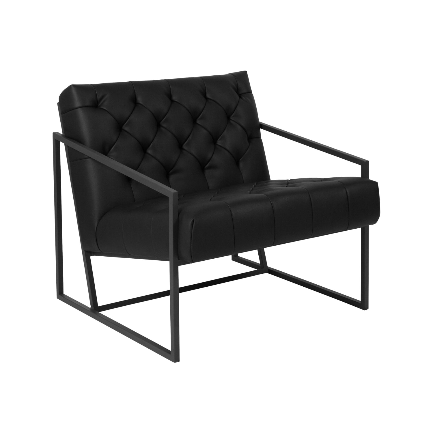 Flash Furniture HERCULES Madison Series LeatherSoft Tufted Lounge Chairs Black PopularChairscom Flash Furniture HERCULES Madison Series LeatherSoft Tufted Lounge Chairs Black PopularChairscom