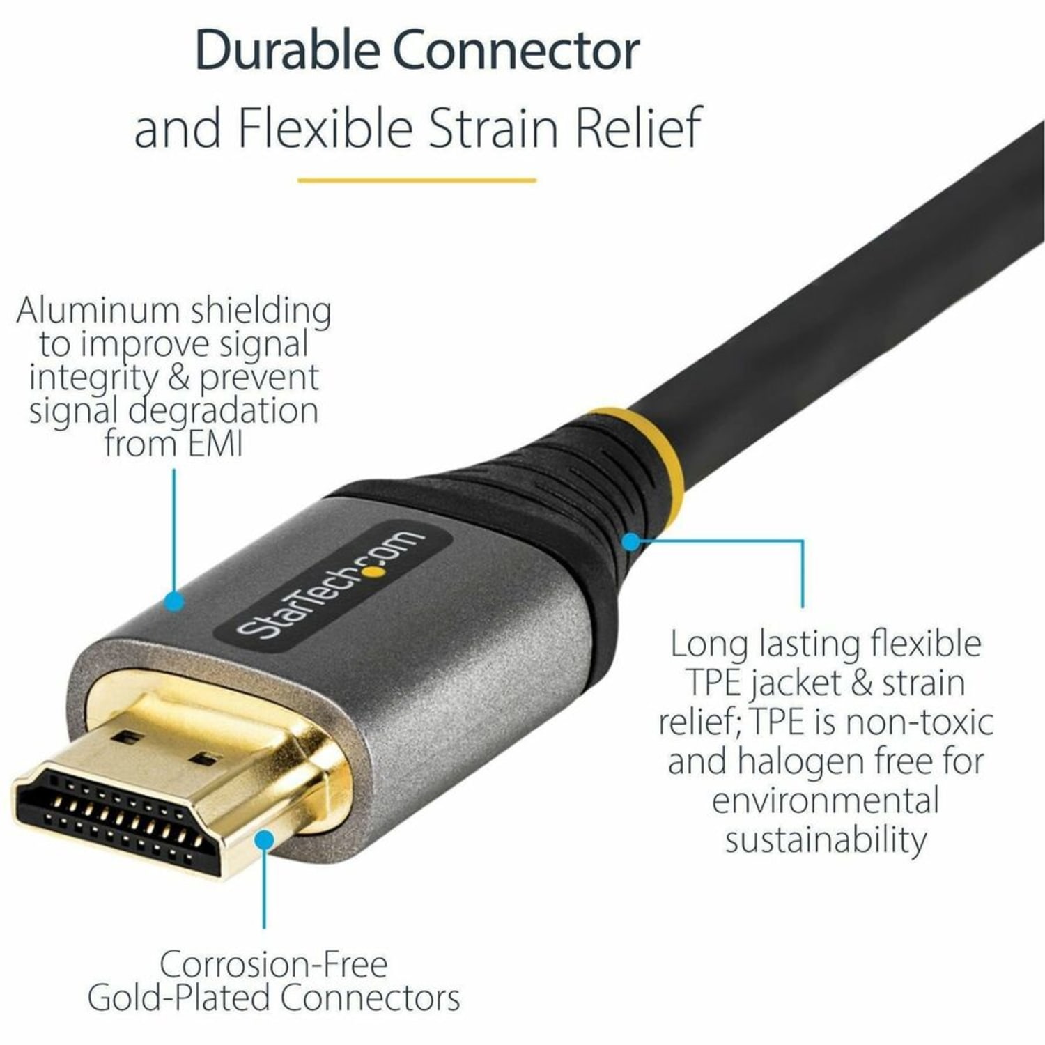 StarTech.com HDMI 2.1 Cable, 16ft - Image 4