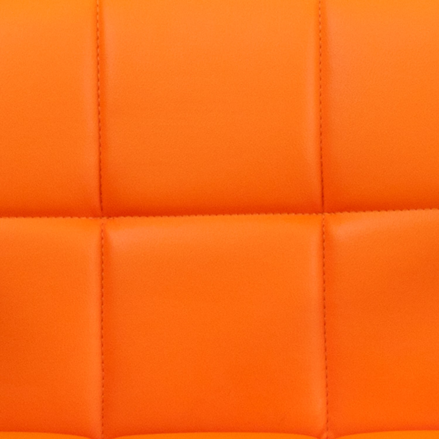 Flash Furniture Contemporary Quilted Vinyl Adjustable Height Bar Stool, Orange - Image 13