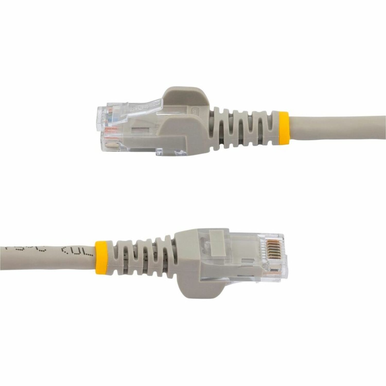 StarTech.com 3 ft. CAT6 Ethernet Cable - 10 Pack - ETL Verified - Gray CAT6 Patch Cord - Snagless RJ45 Connectors - N6PATCH3GR10PK - Image 5