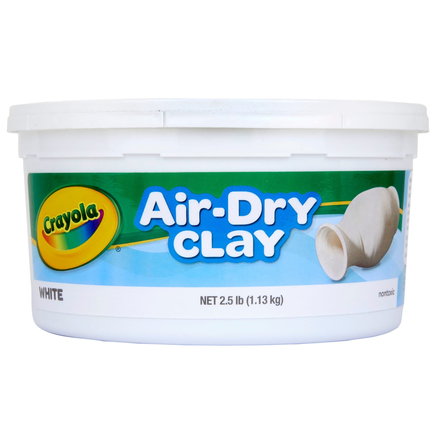Crayola Air-Dry Clay Tubs, 2.5 Lb, White, Pack Of 4 Tubs - Image 3