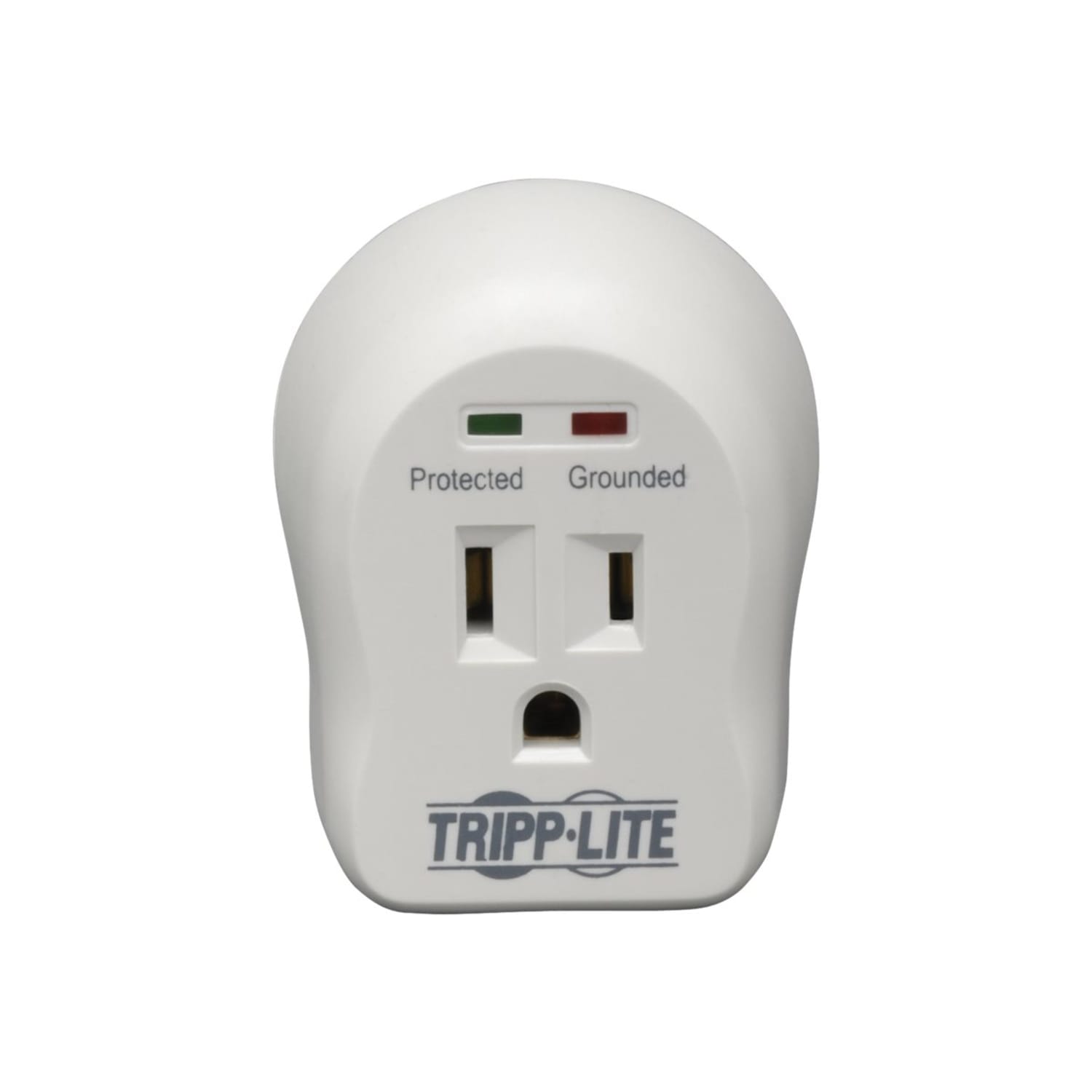 Tripp Lite Surge Protector Wallmount Direct Plug In 120V 1 Outlet 600 Joule - Surge protector - 15 A - AC 120 V - 1800 Watt - output connectors: 1