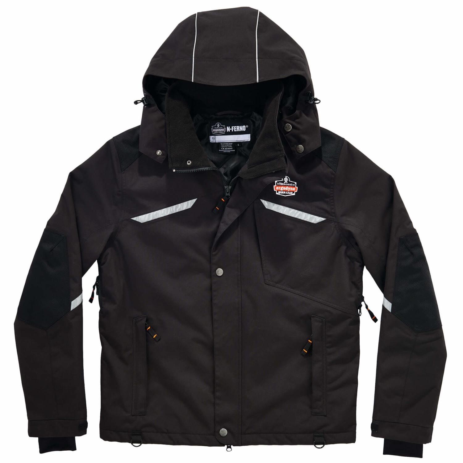 Ergodyne N-Ferno 6466 Thermal Jacket, 3X, Black - Image 4