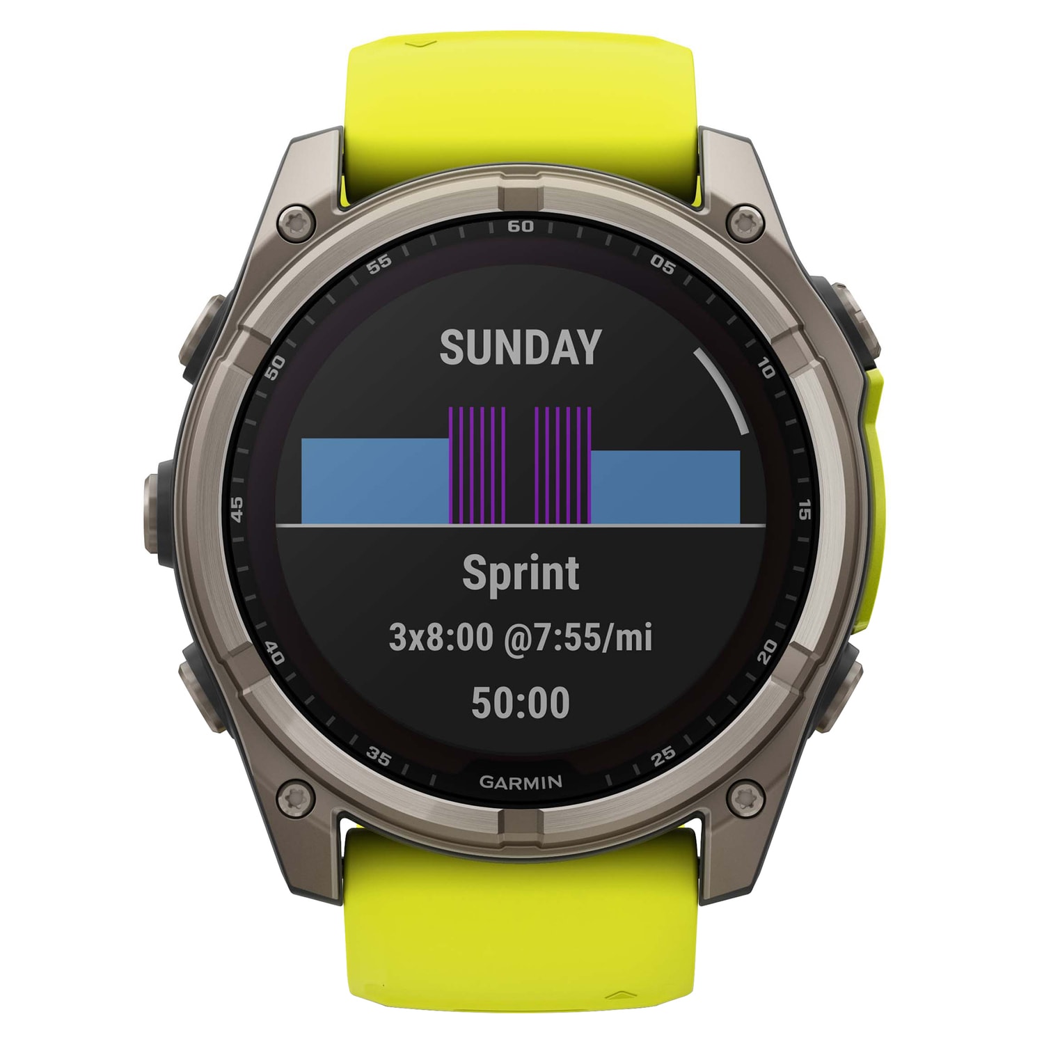 Garmin fenix 8 Multisport Solar GPS Watch With Silicone Band And 51mm Lens, Amp Yellow/Graphite - Image 5
