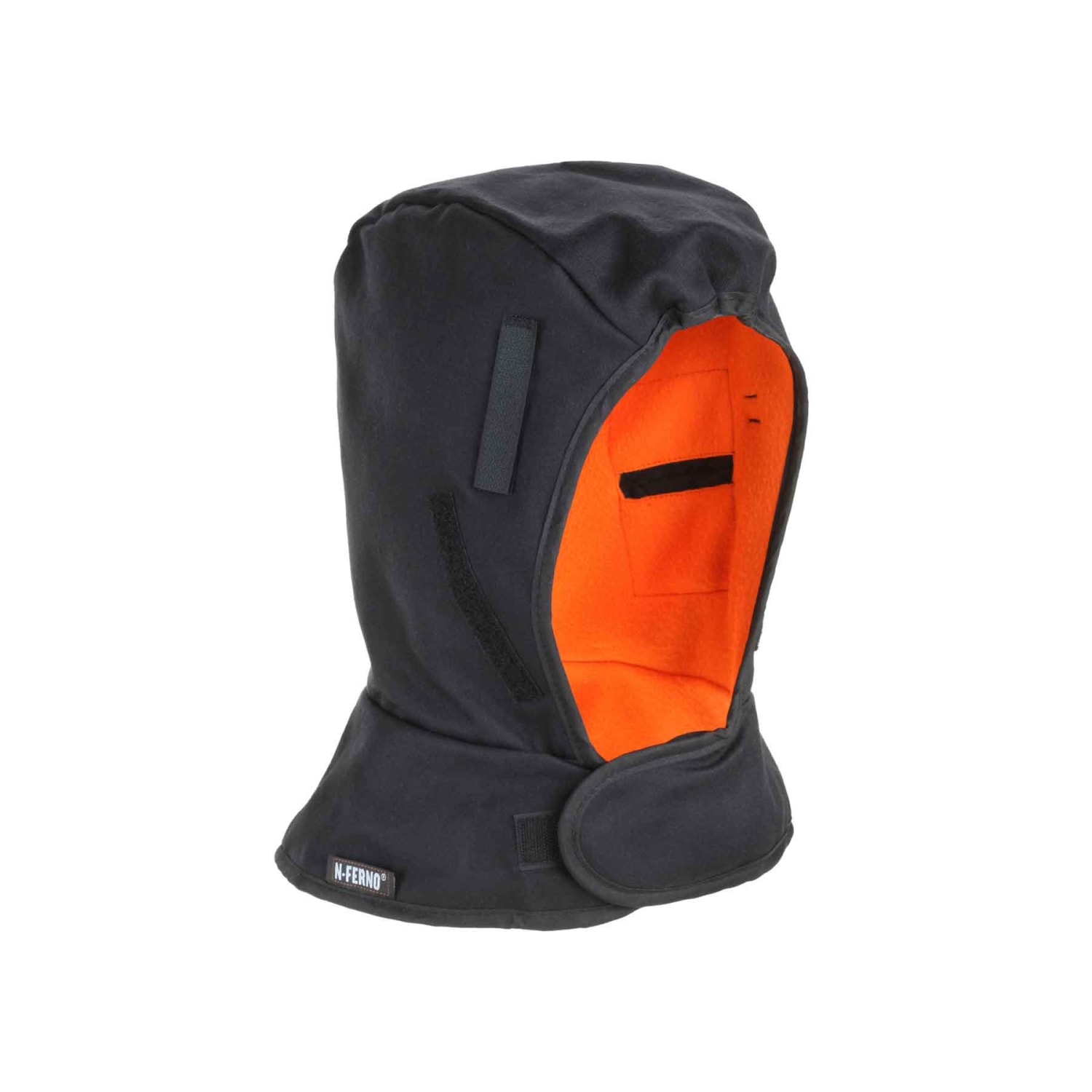 Ergodyne N-Ferno 6862 Thermal Liner, Shoulder-Length 2-Layer Winter Liner With FR Cotton, One Size, Black - Image 3