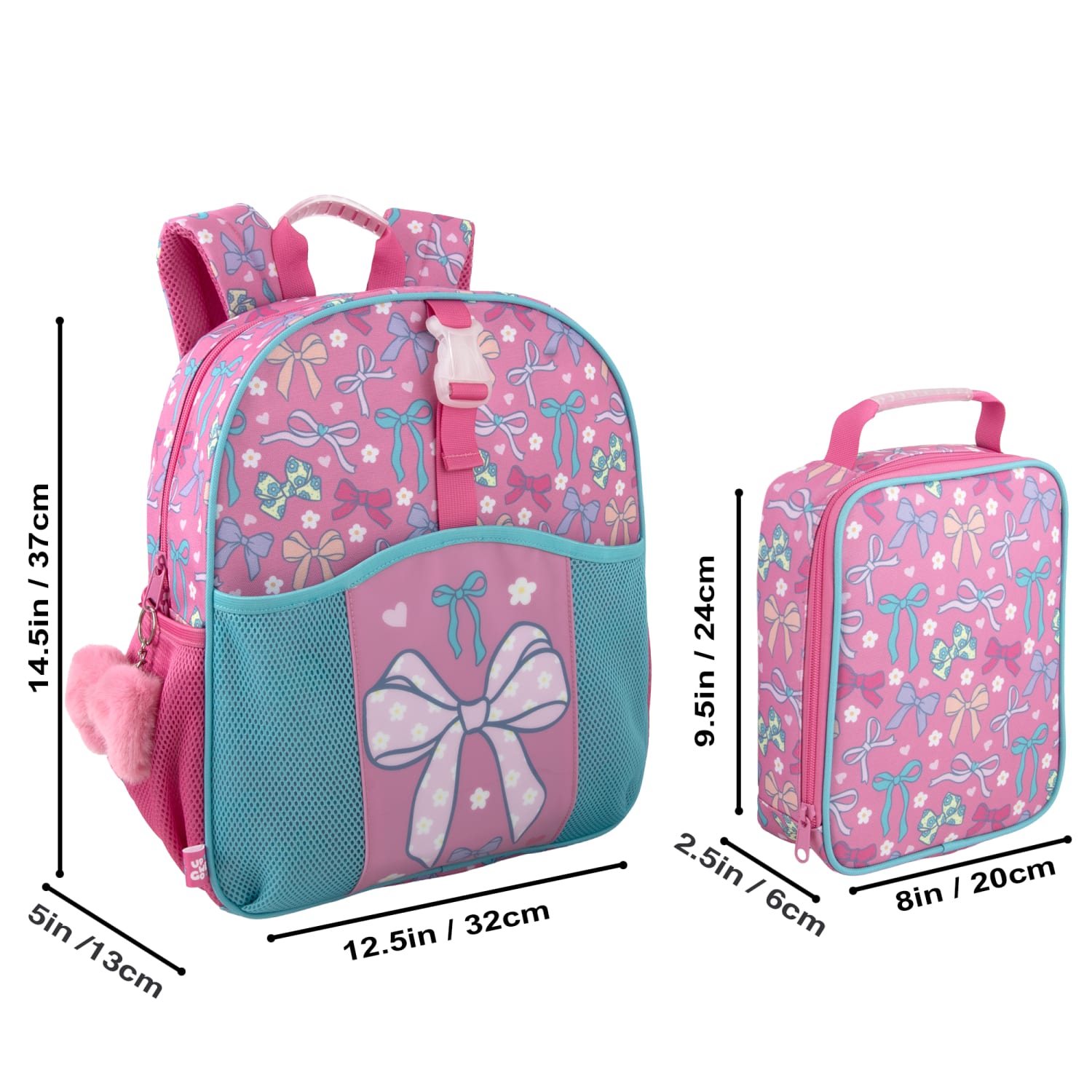 Up We Go 3-Piece Backpack Set, Bows, Total Qty 1 - Image 4