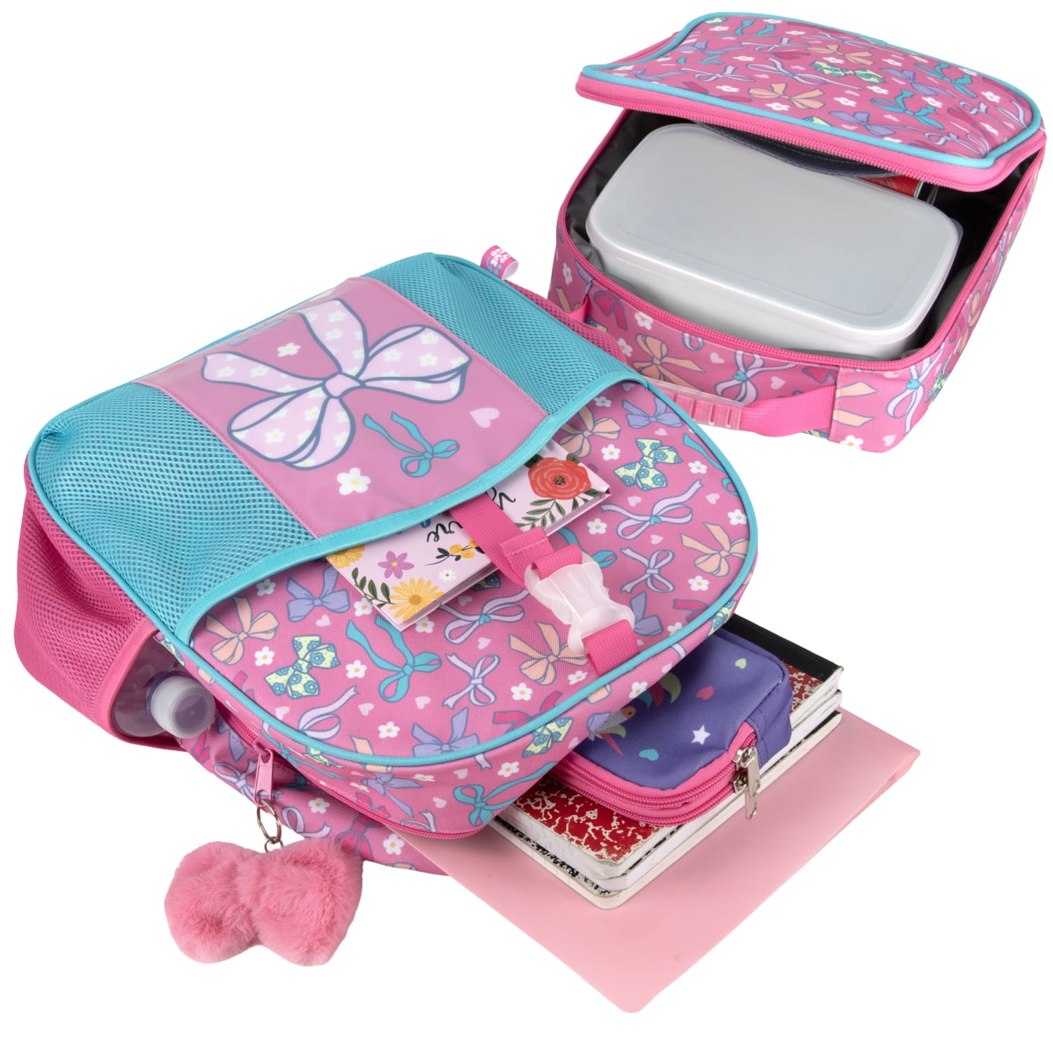 Up We Go 3-Piece Backpack Set, Bows, Total Qty 1 - Image 6