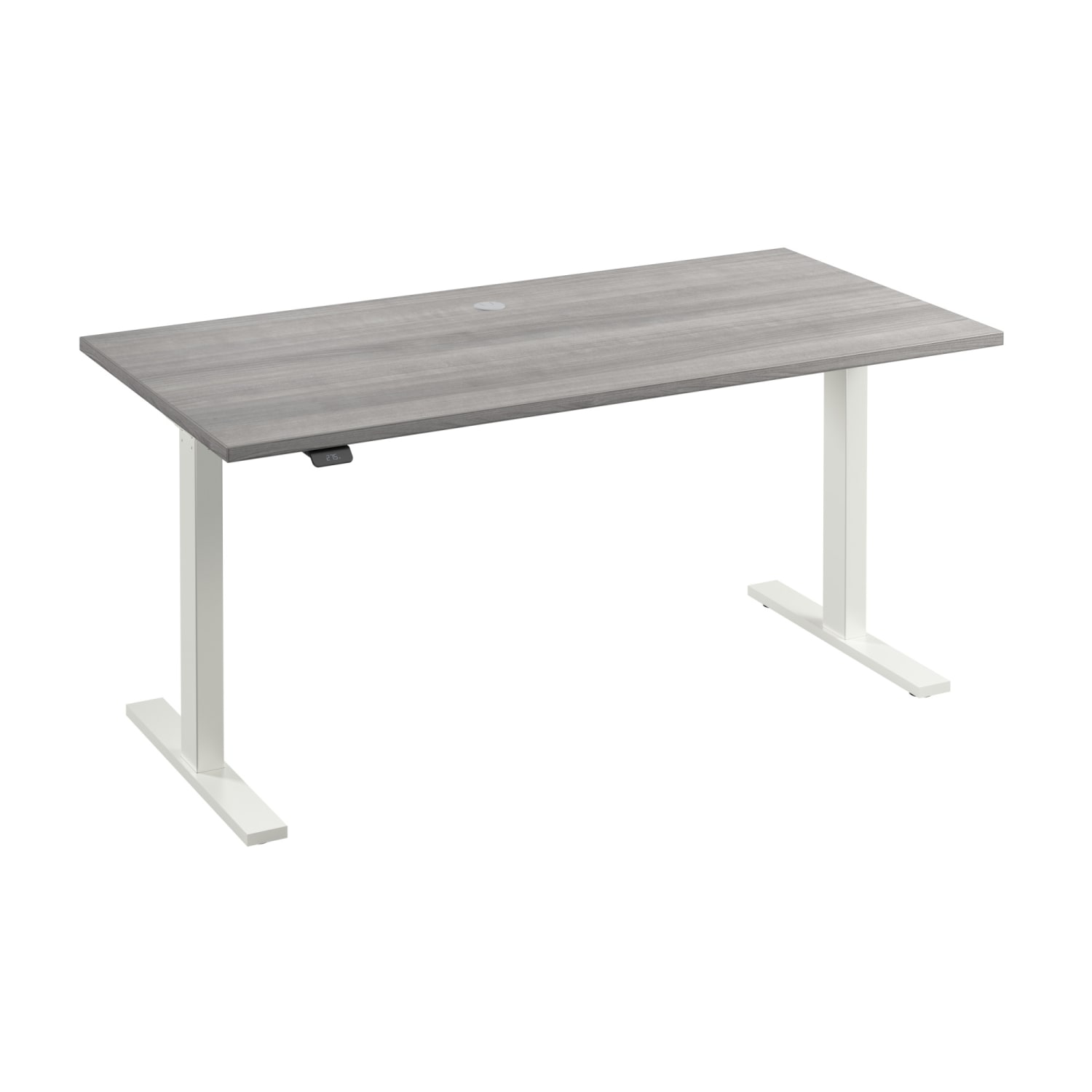 Bush Business Furniture Move 60 Series 60inW x 30inD Electric Height Adjustable Standing Desk, Platinum Gray/White Powder Coat, Standard Delivery - Image 6